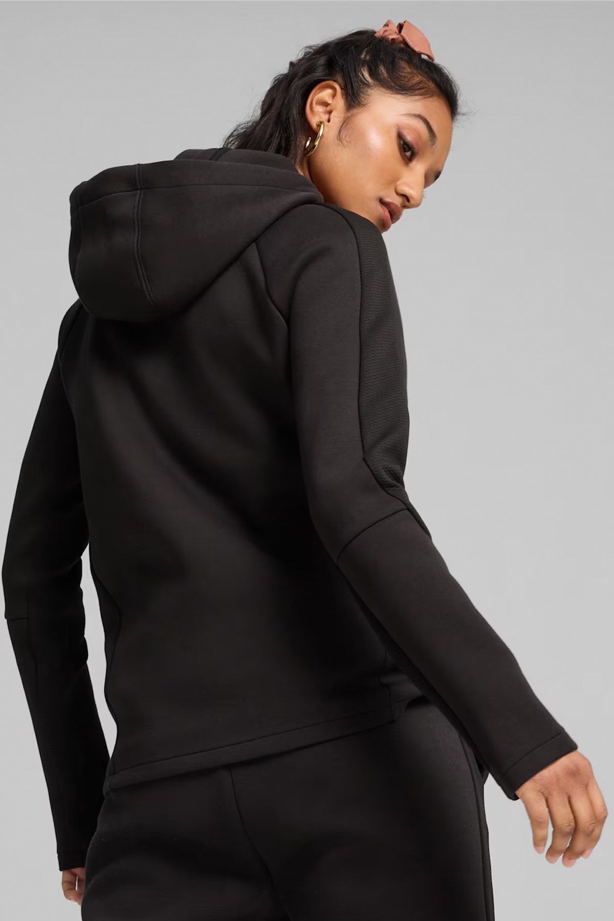 Puma Evostripe Full-Zip Kadın Sweatshirt 68167001 Siyah