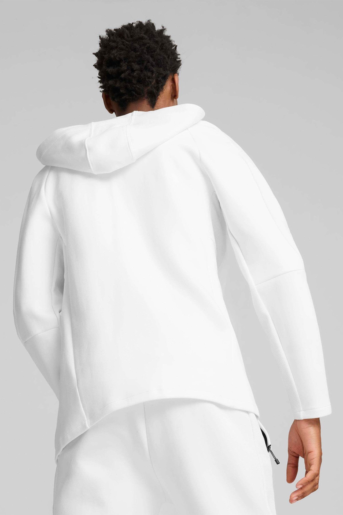 Puma Evostripe Full-Zip Erkek Sweatshirt 68170002 Beyaz