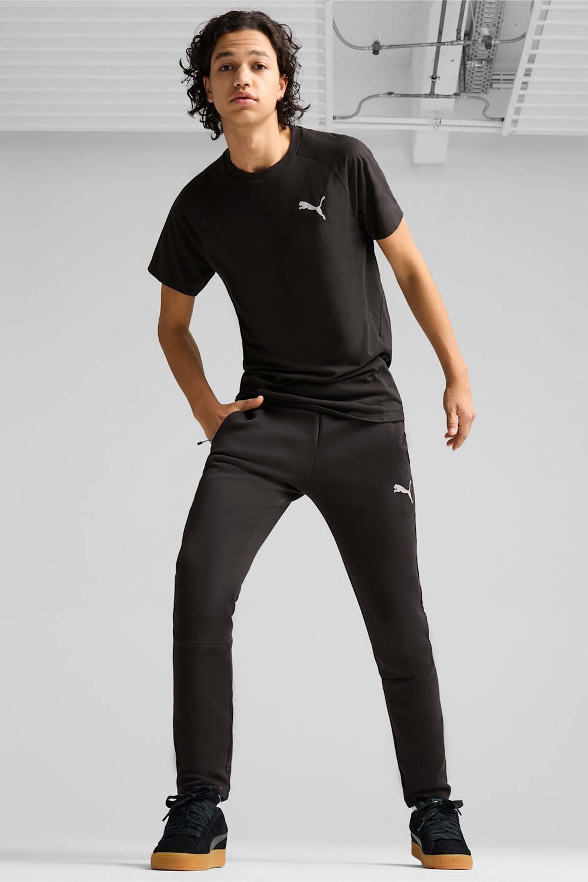Puma Evostripe Erkek Eşofman Altı 68170201 Siyah