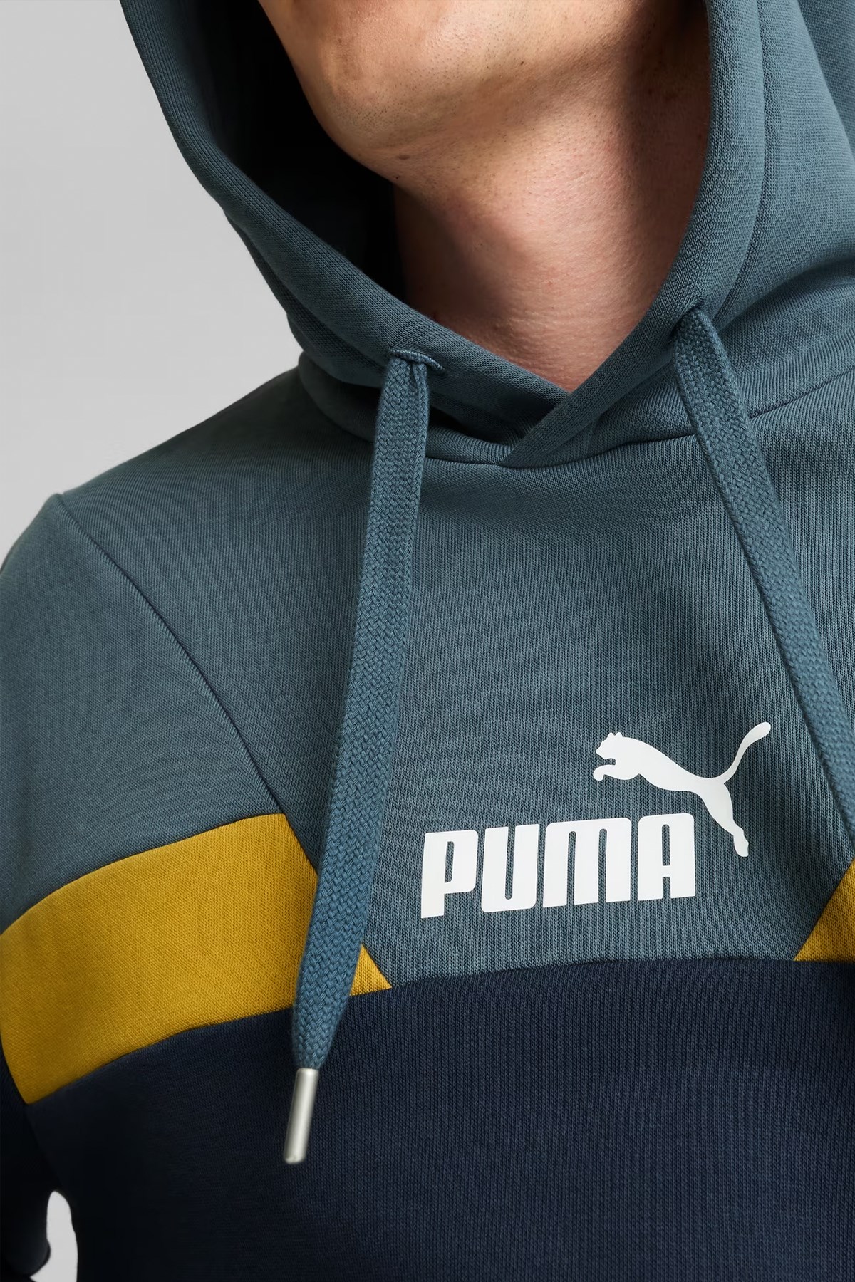 Puma Power Colorblock Erkek Sweatshirt 68173114 Lacivert