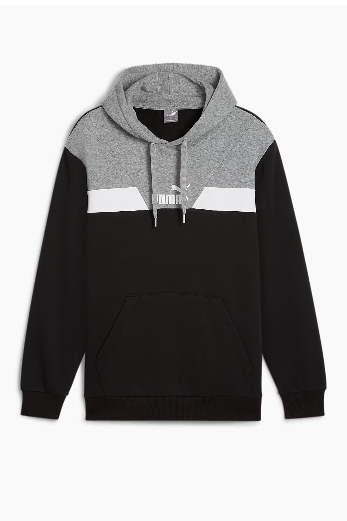 Puma Power Colorblock Erkek Sweatshirt 68173201 Siyah