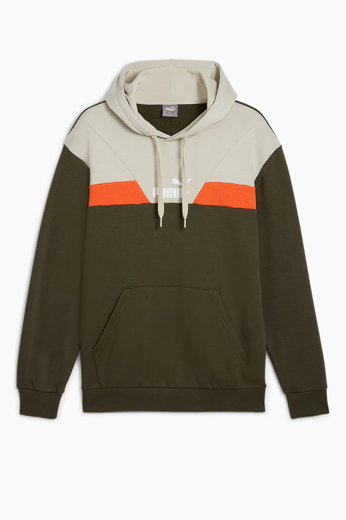 Puma Power Colorblock Erkek Sweatshirt 68173270 Haki