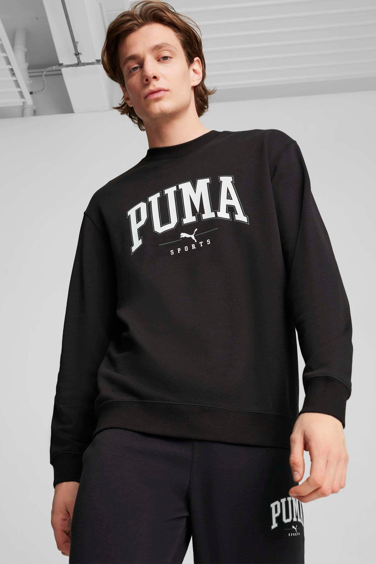 Puma Squad Erkek Sweatshirt 68179501 Siyah