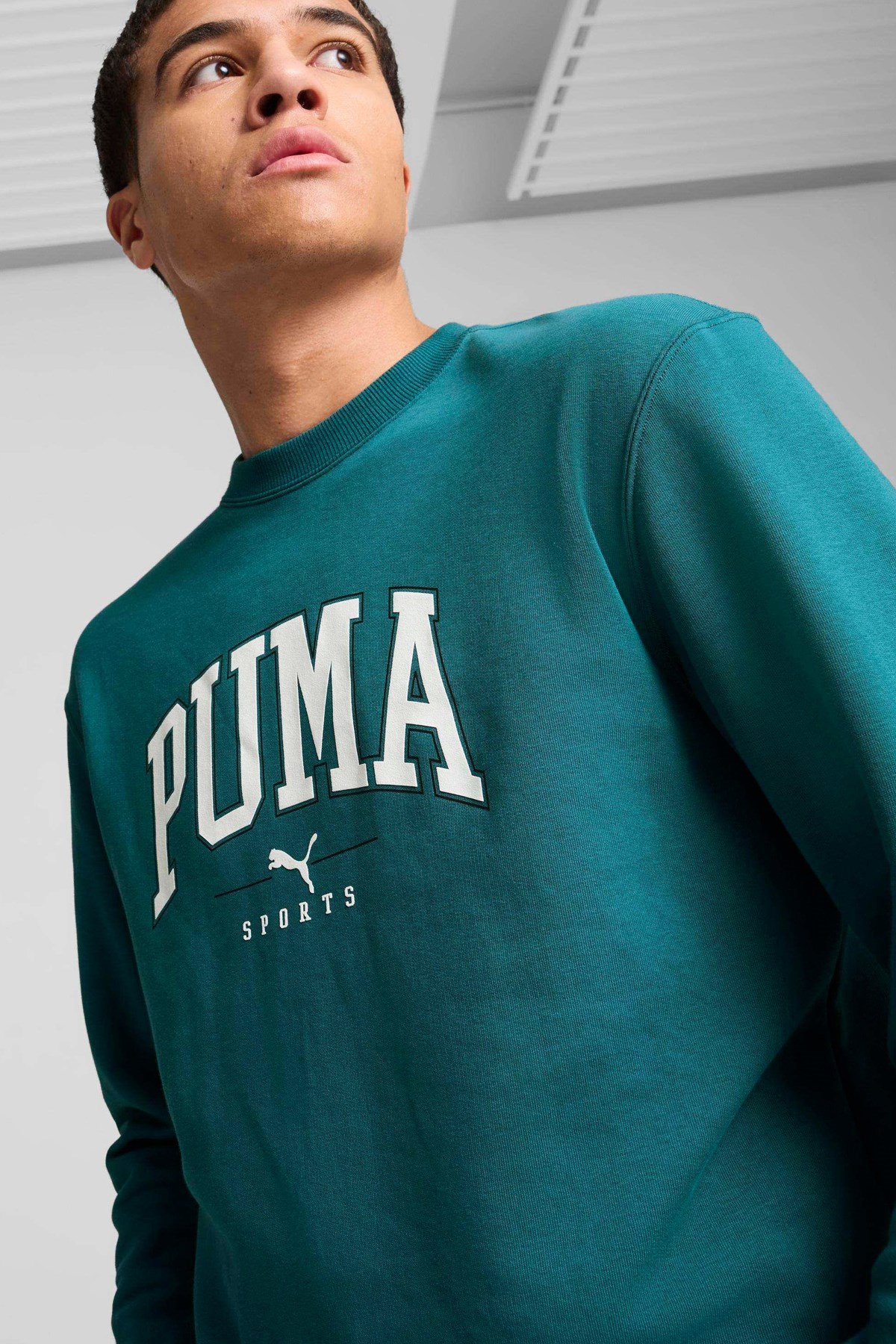 Puma Squad Erkek Sweatshirt 68179522 Yeşil
