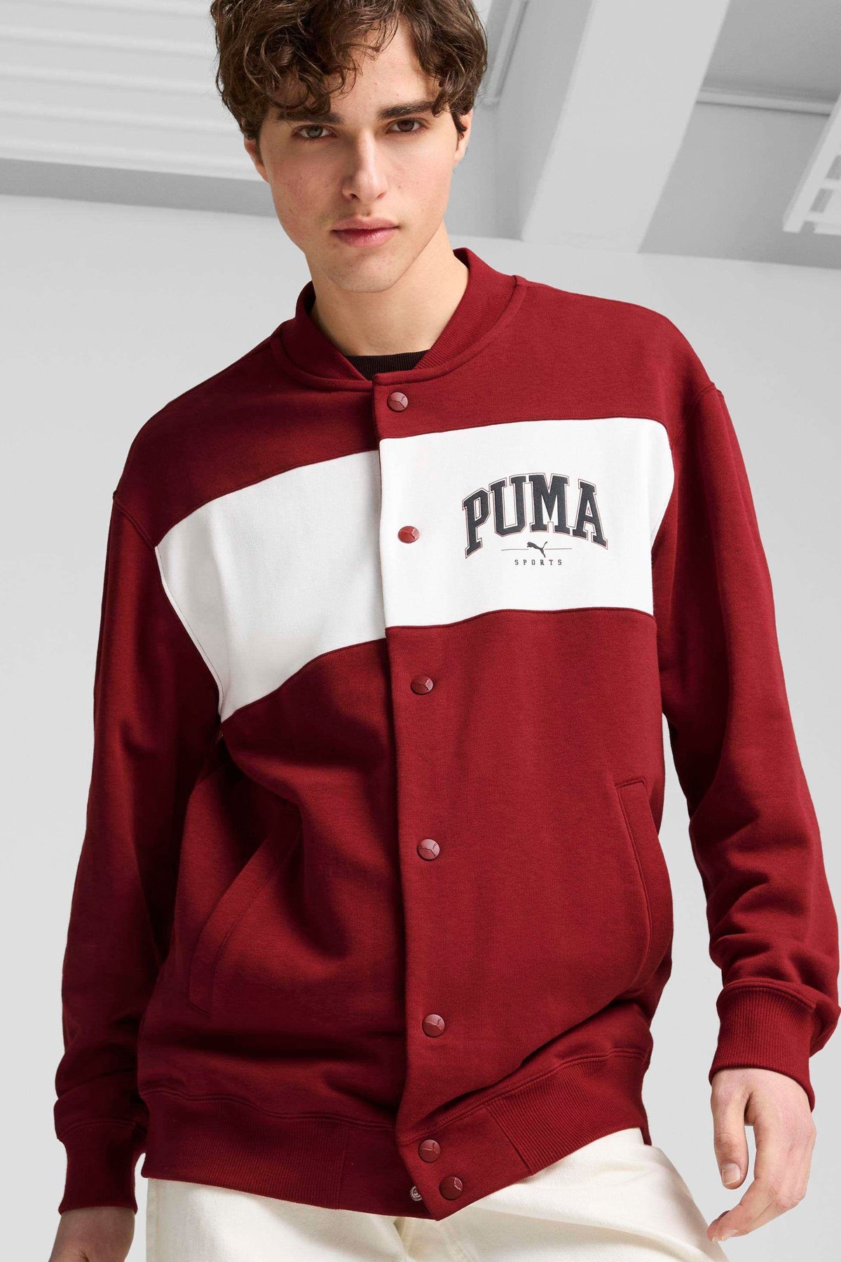 Puma Squad Erkek Sweatshirt 68179913 Kırmızı