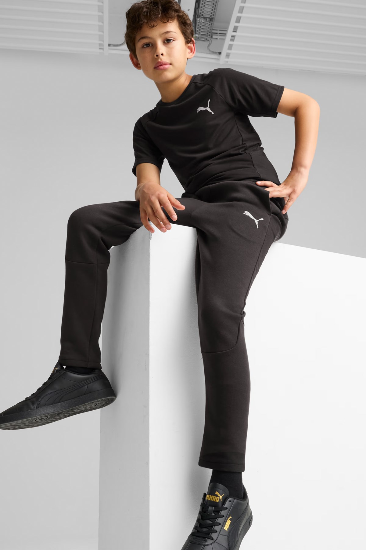 Puma Evostripe Çocuk Eşofman Altı 68180401 Siyah