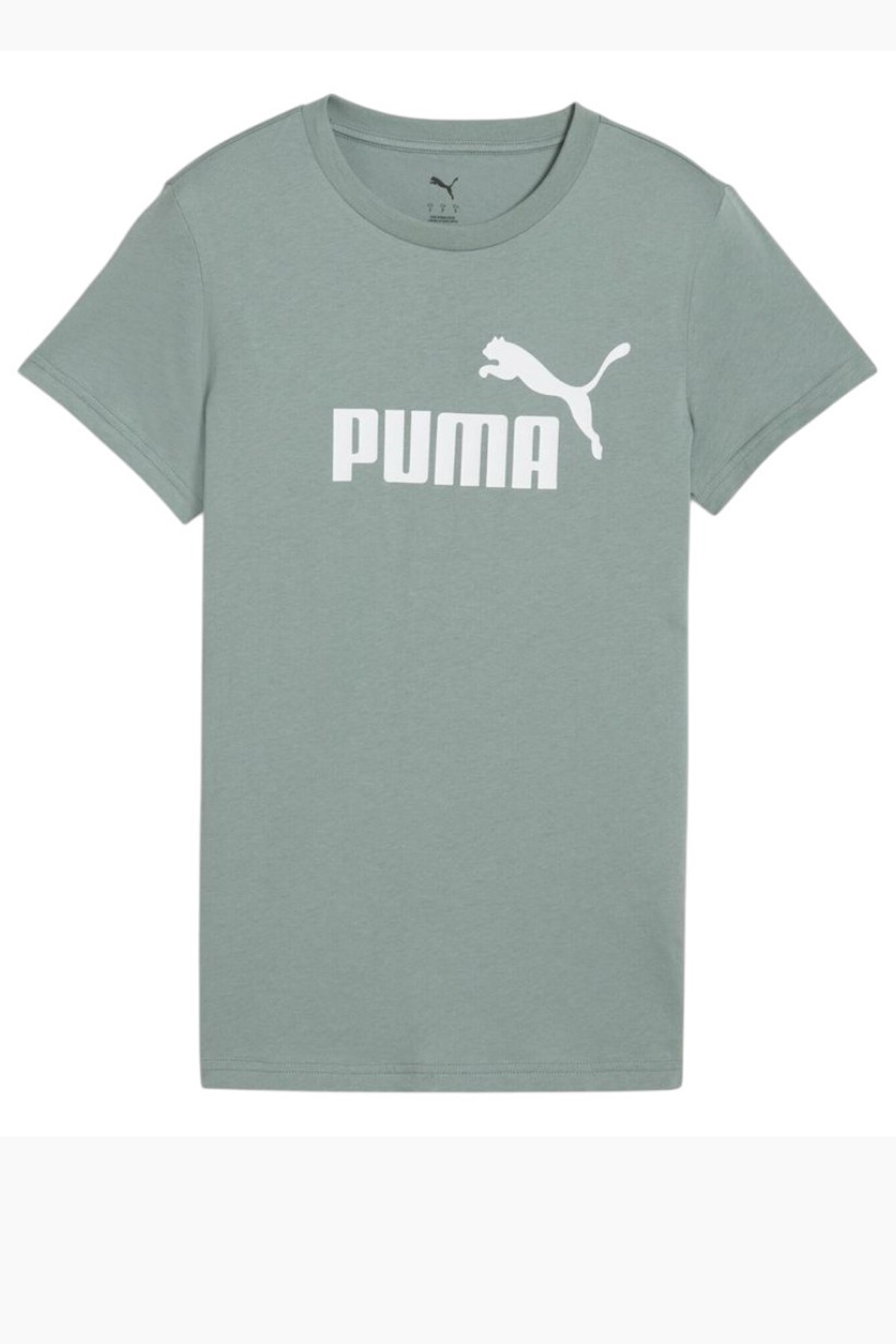 Puma Ess No. 1 Logo Kadın Tişört 68237130 Yeşil