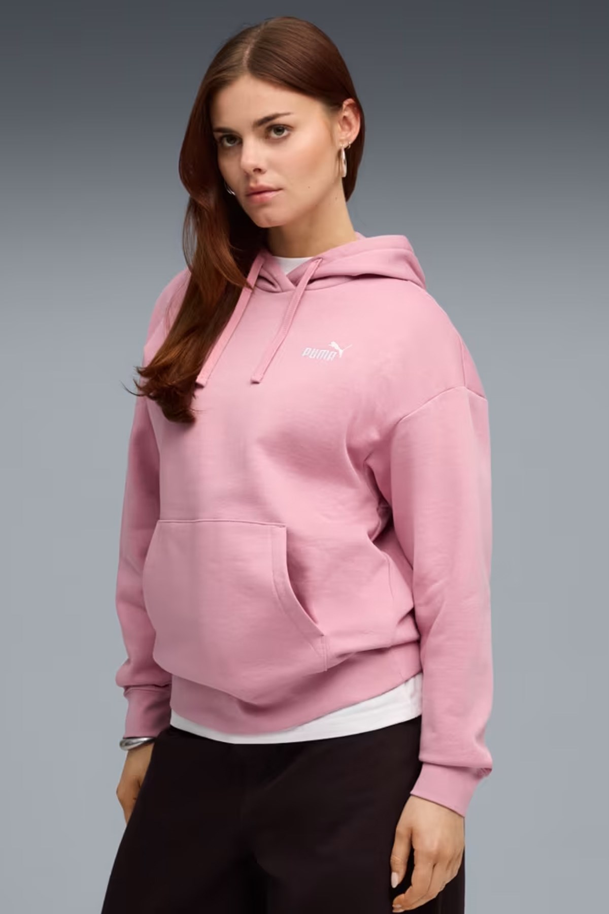 Puma Ess Small Kadın Sweatshirt Pembe