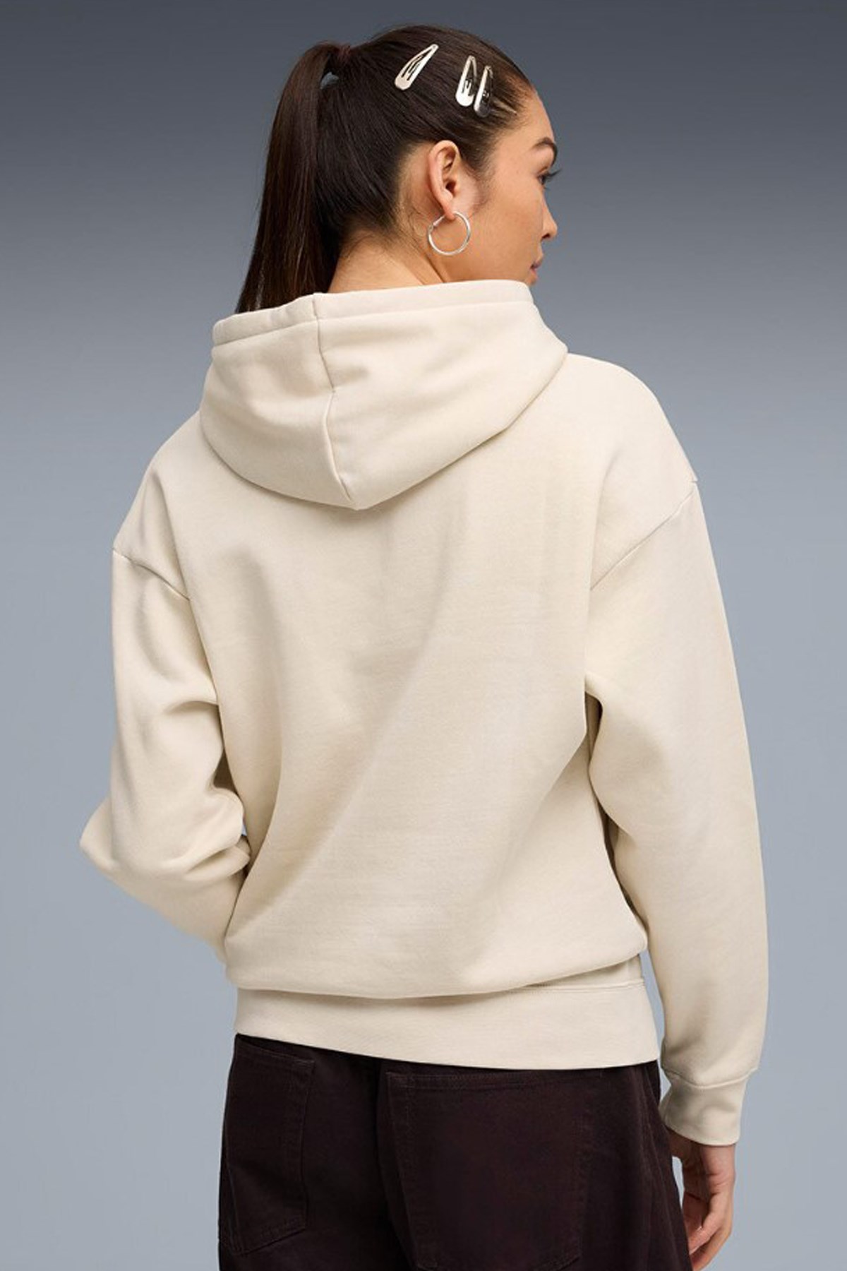 Puma Ess Small Kadın Sweatshirt Bej