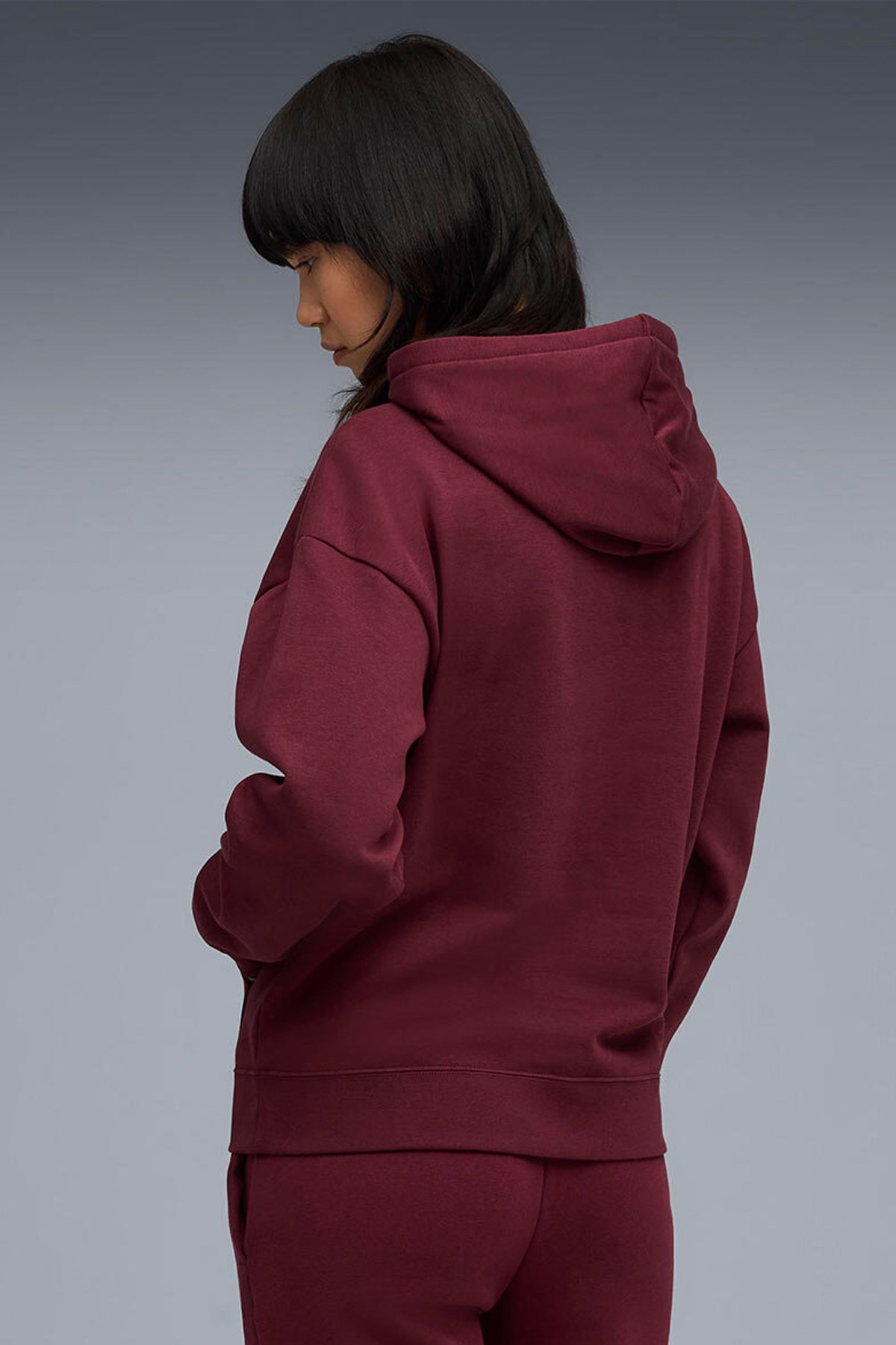 Puma Ess Small Kadın Sweatshirt Bordo