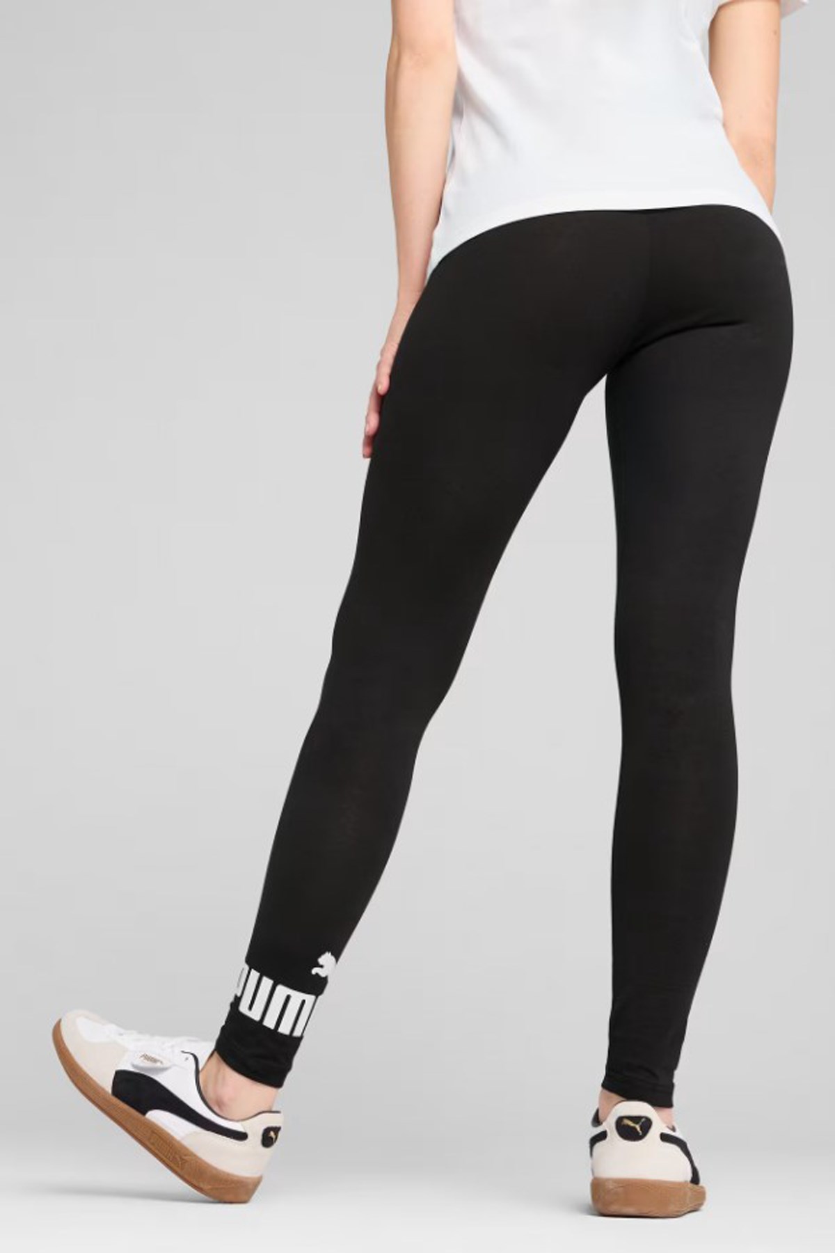 Puma Ess No. 1 Logo Leggings Kadın Tayt 68242601 Siyah