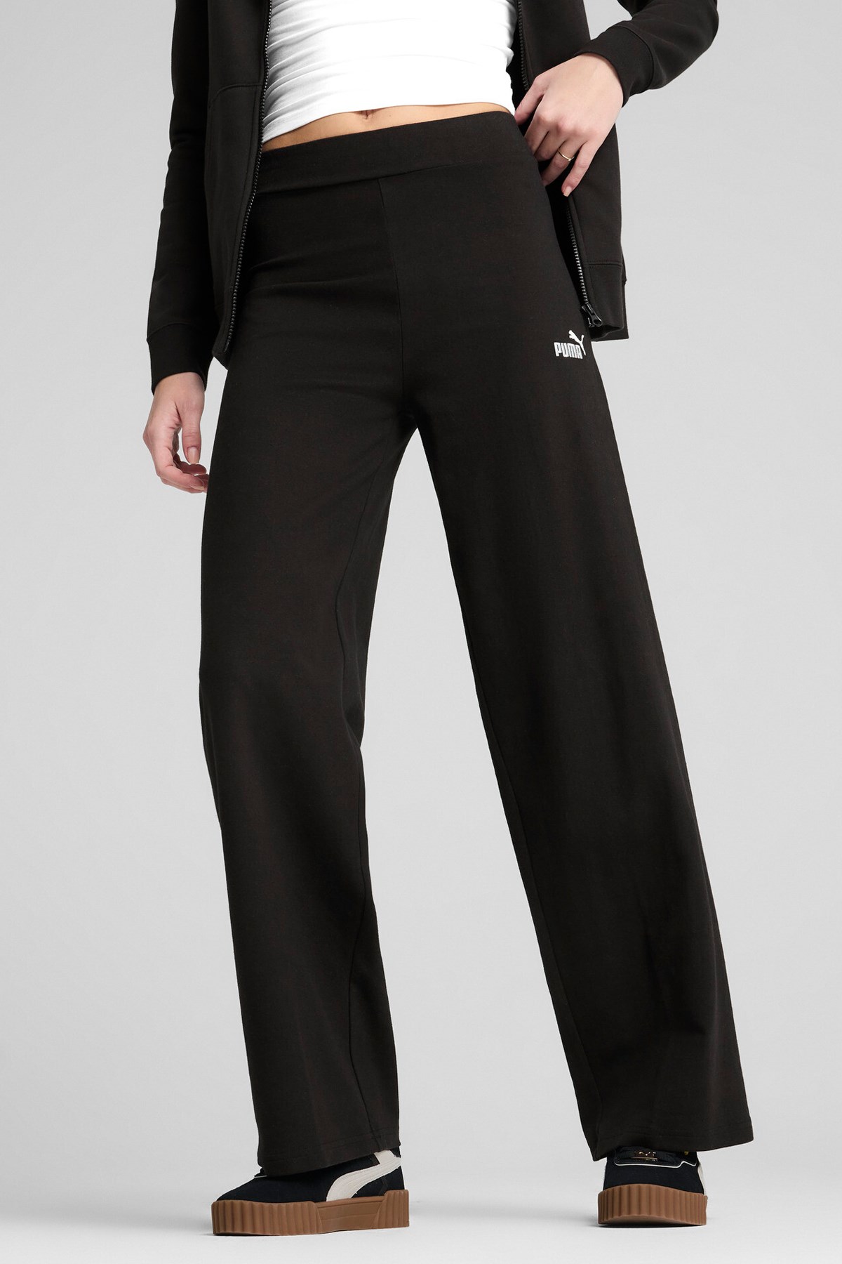 Puma Ess Logo High-Waist Kadın Tayt 68242801 Siyah