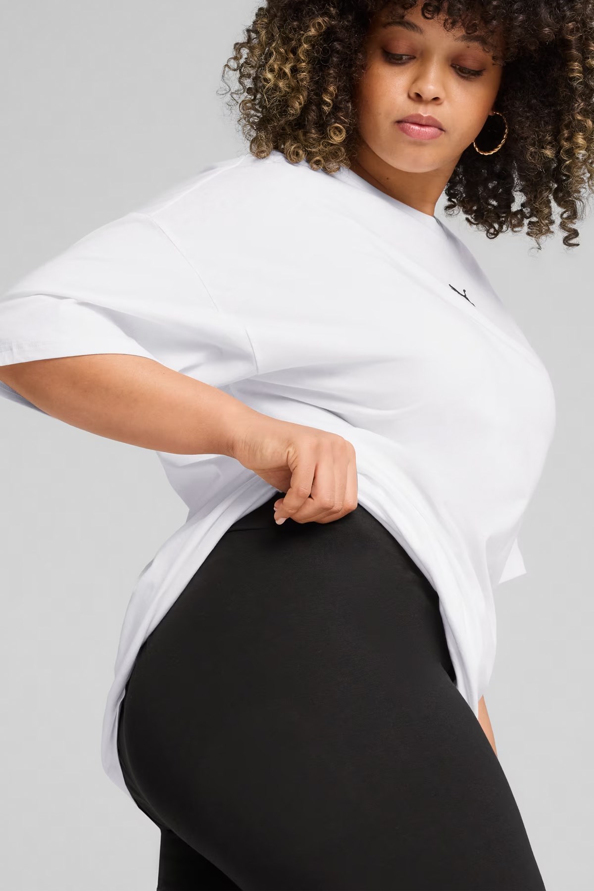 Puma Ess No. 1 Logo 3/4 Leggings Kadın Tayt 68243001 Siyah