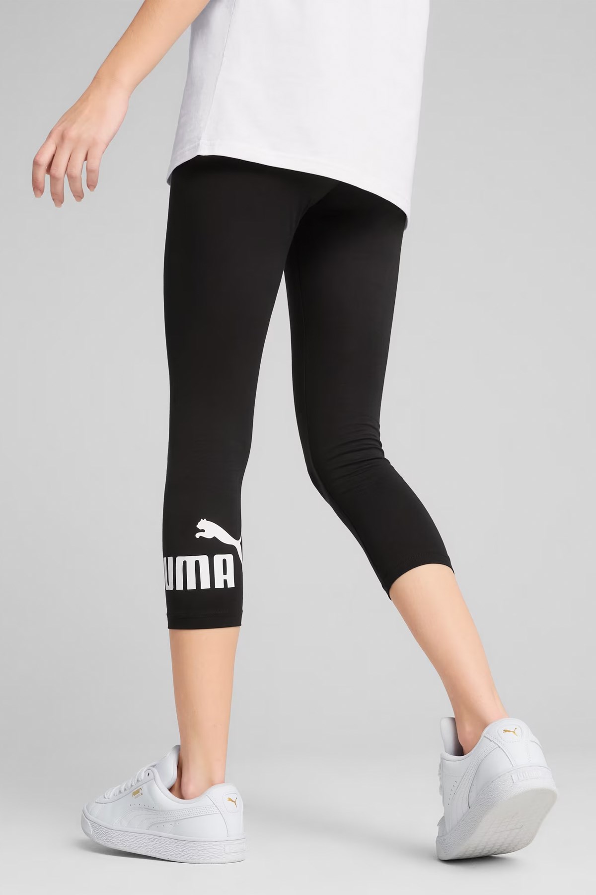 Puma Ess No. 1 Logo 3/4 Leggings Kadın Tayt 68243001 Siyah