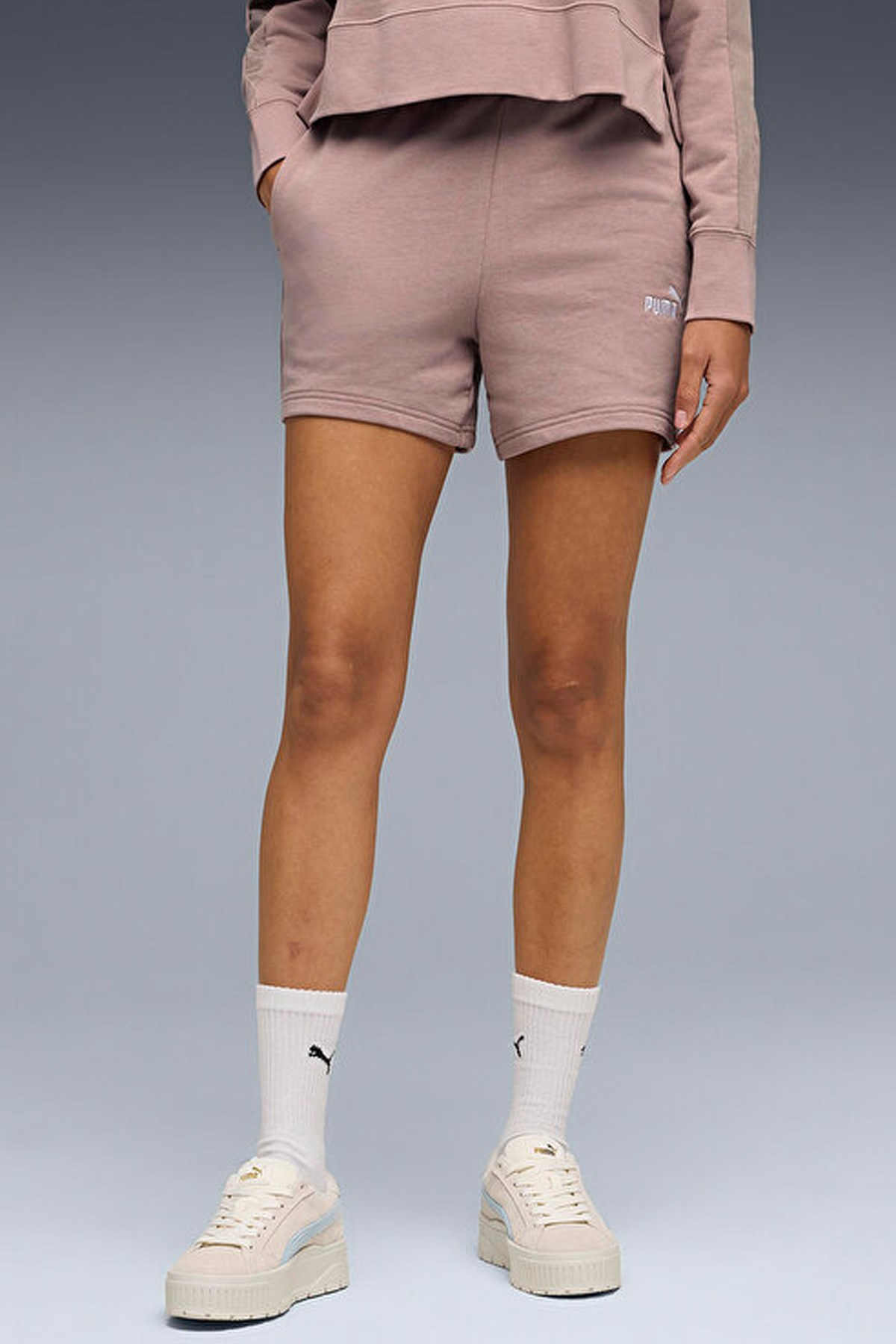 Puma Ess No. 1 Kadın Şort 68244188 Bej