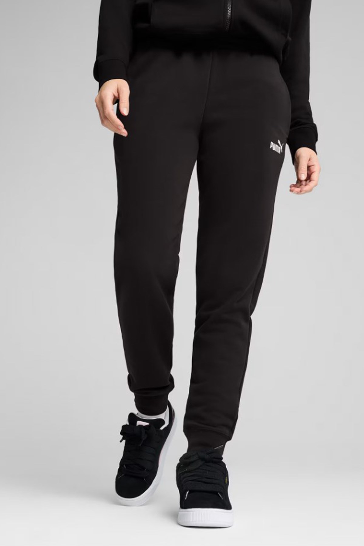 Puma Ess No. 1 Logo Kadın Eşofman Altı Siyah