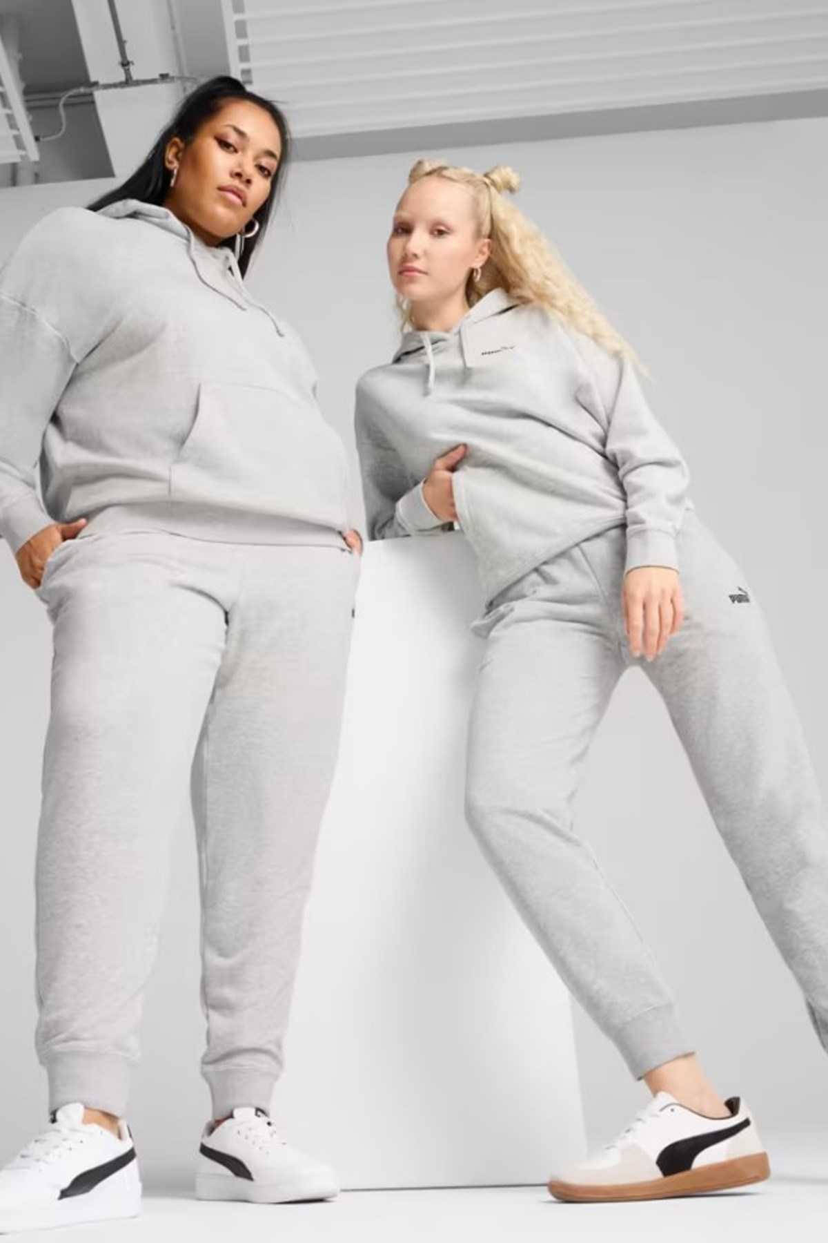 Puma Ess No. 1 Logo Kadın Eşofman Altı Gri