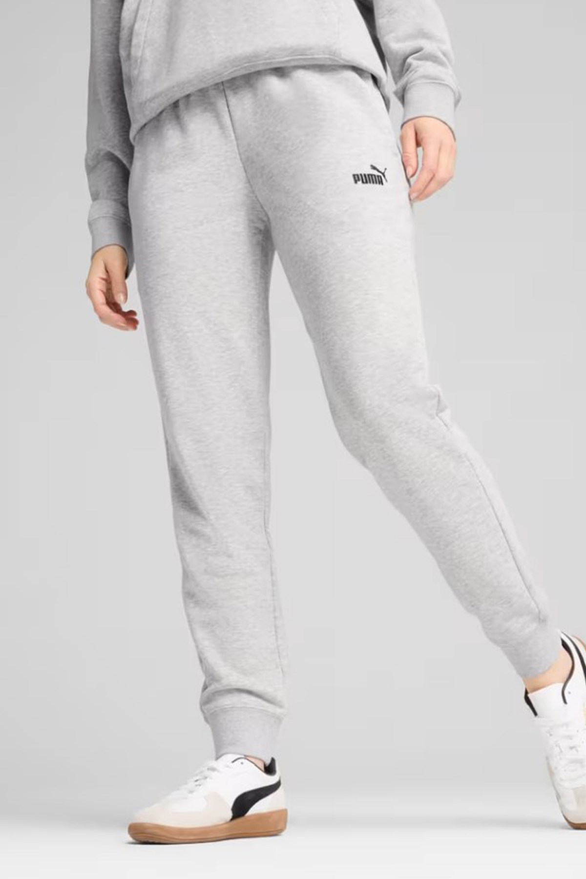 Puma Ess No. 1 Logo Kadın Eşofman Altı Gri