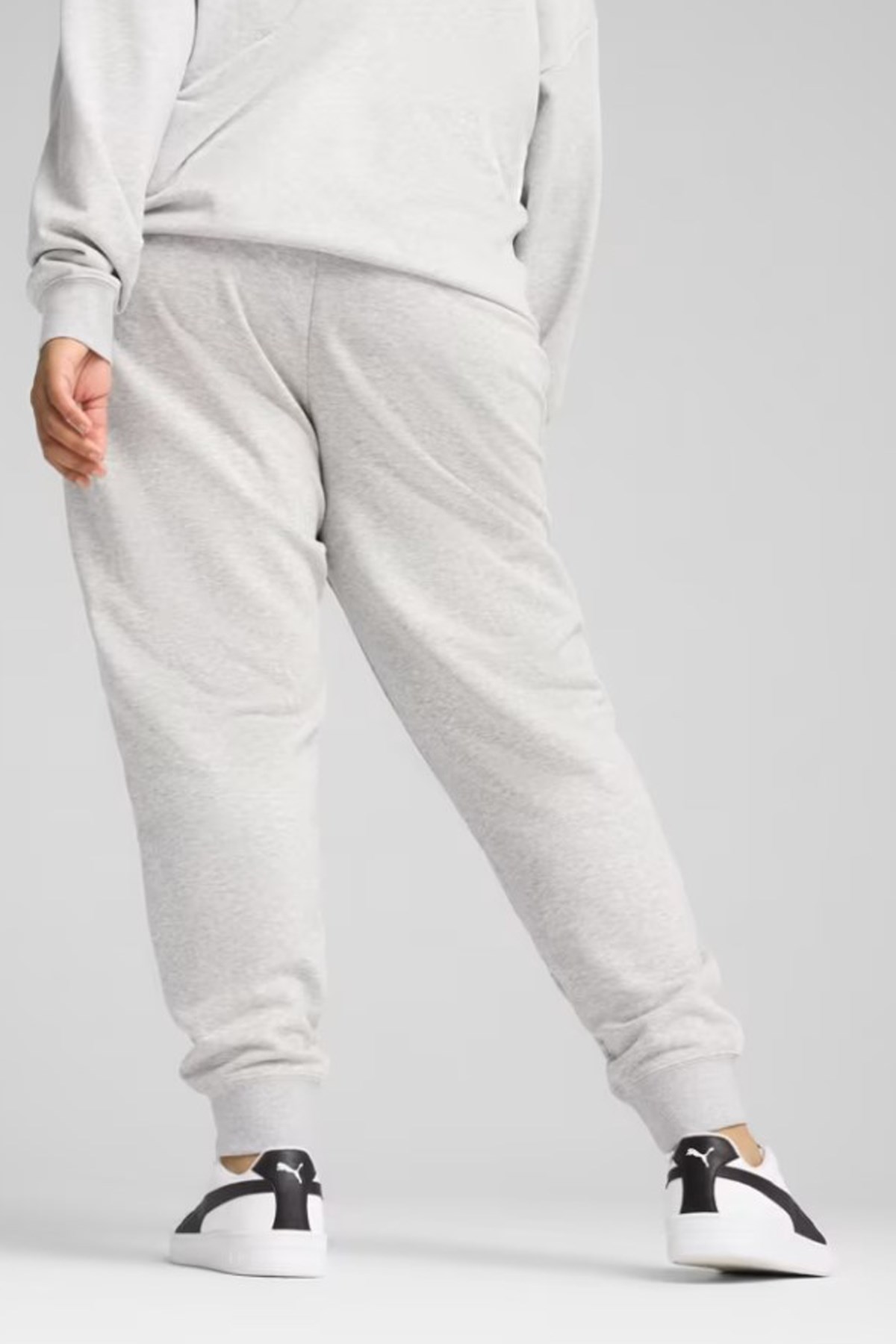 Puma Ess No. 1 Logo Kadın Eşofman Altı Gri
