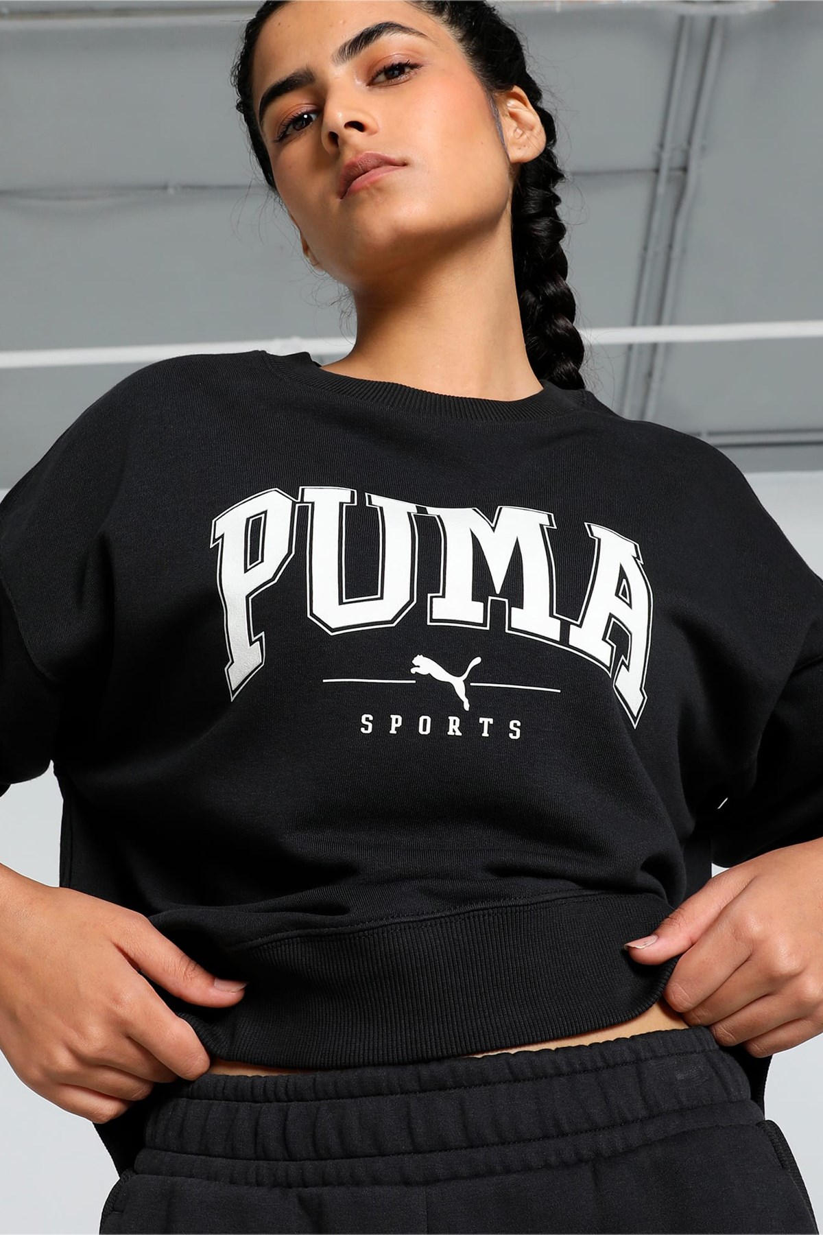 Puma Squad Kadın Sweatshirt 68249301 Siyah