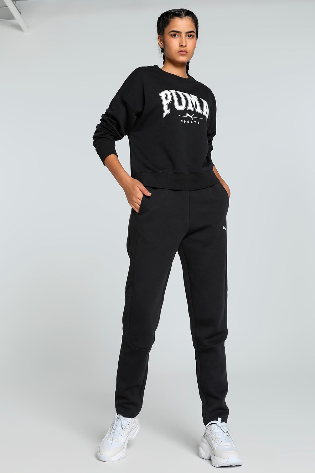 Puma Squad Kadın Sweatshirt 68249301 Siyah