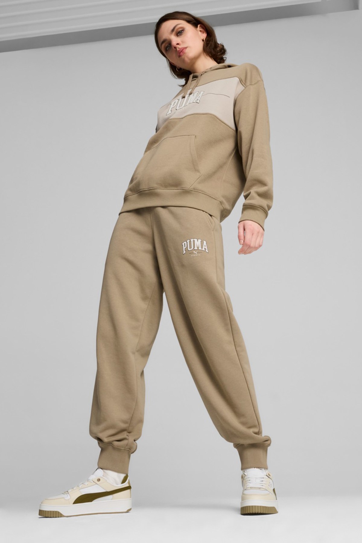 Puma Squad Tr Kadın Eşofman Altı 68249567 Bej