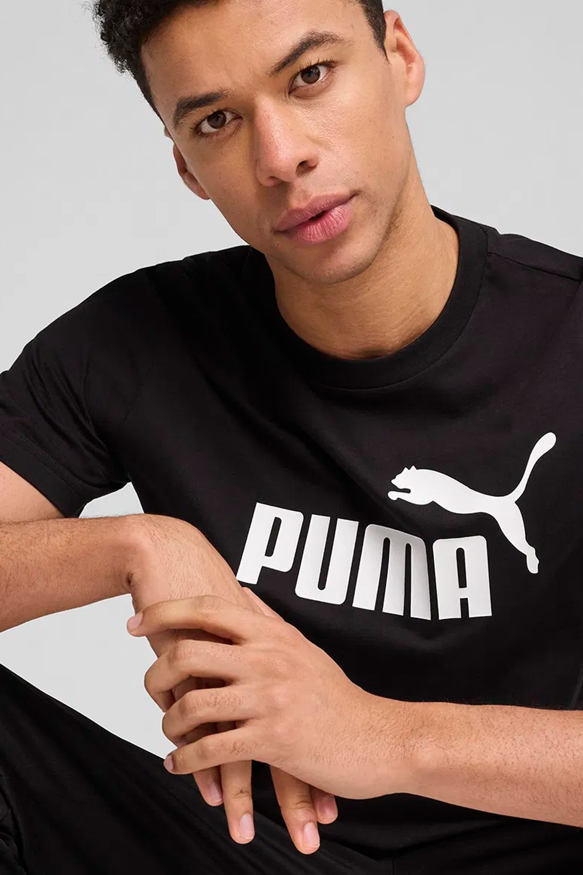 Puma Ess No. 1 Logo Unisex Tişört 68253201 Siyah
