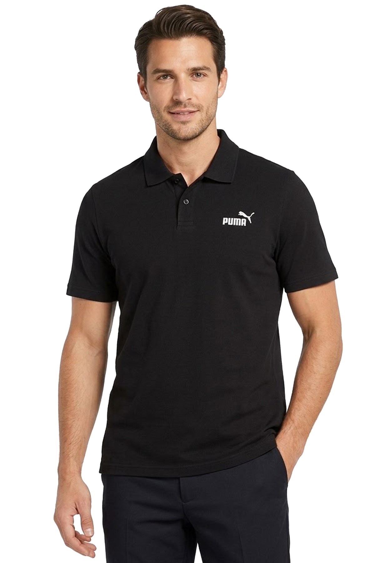 Puma Ess No. 1 Erkek Tişört 68255201 Siyah