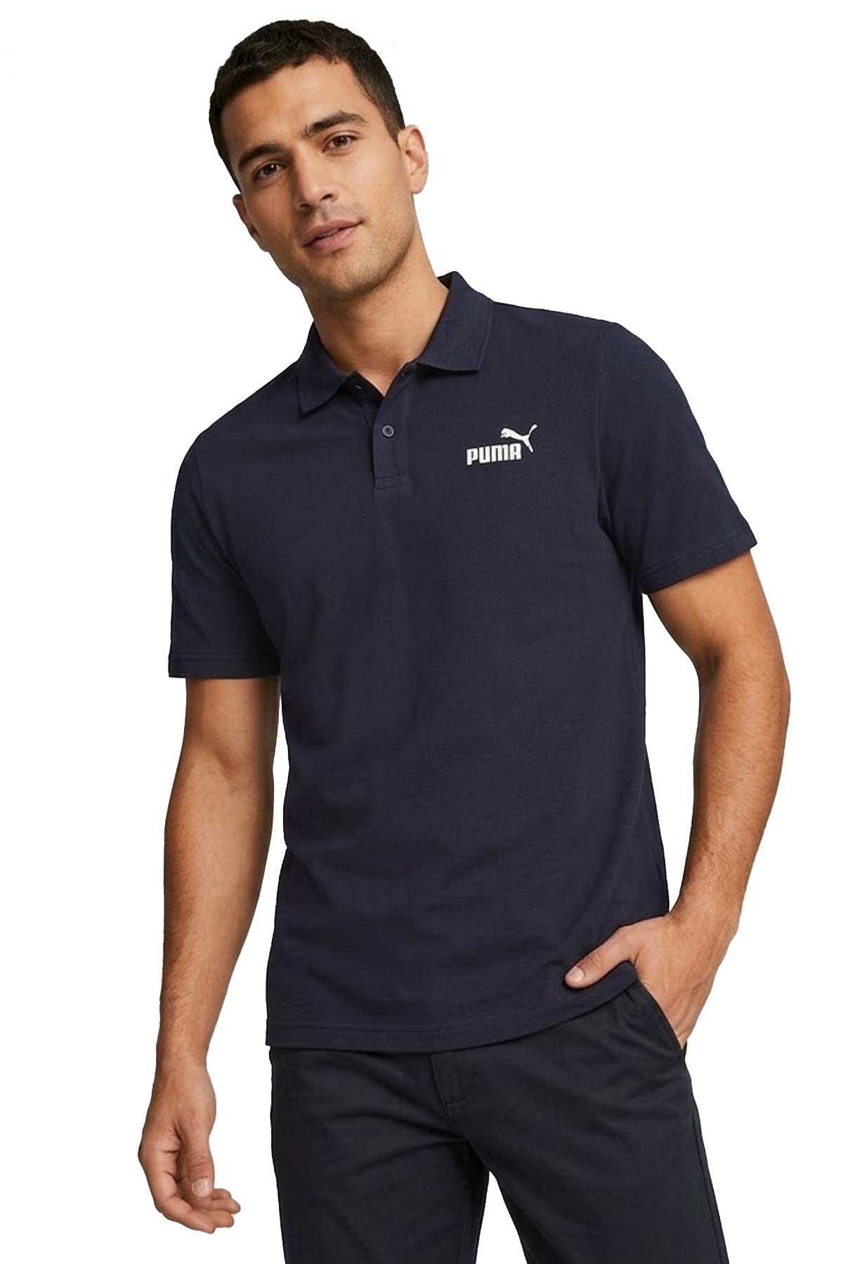 Puma Ess No. 1 Erkek Tişört 68255216 Lacivert