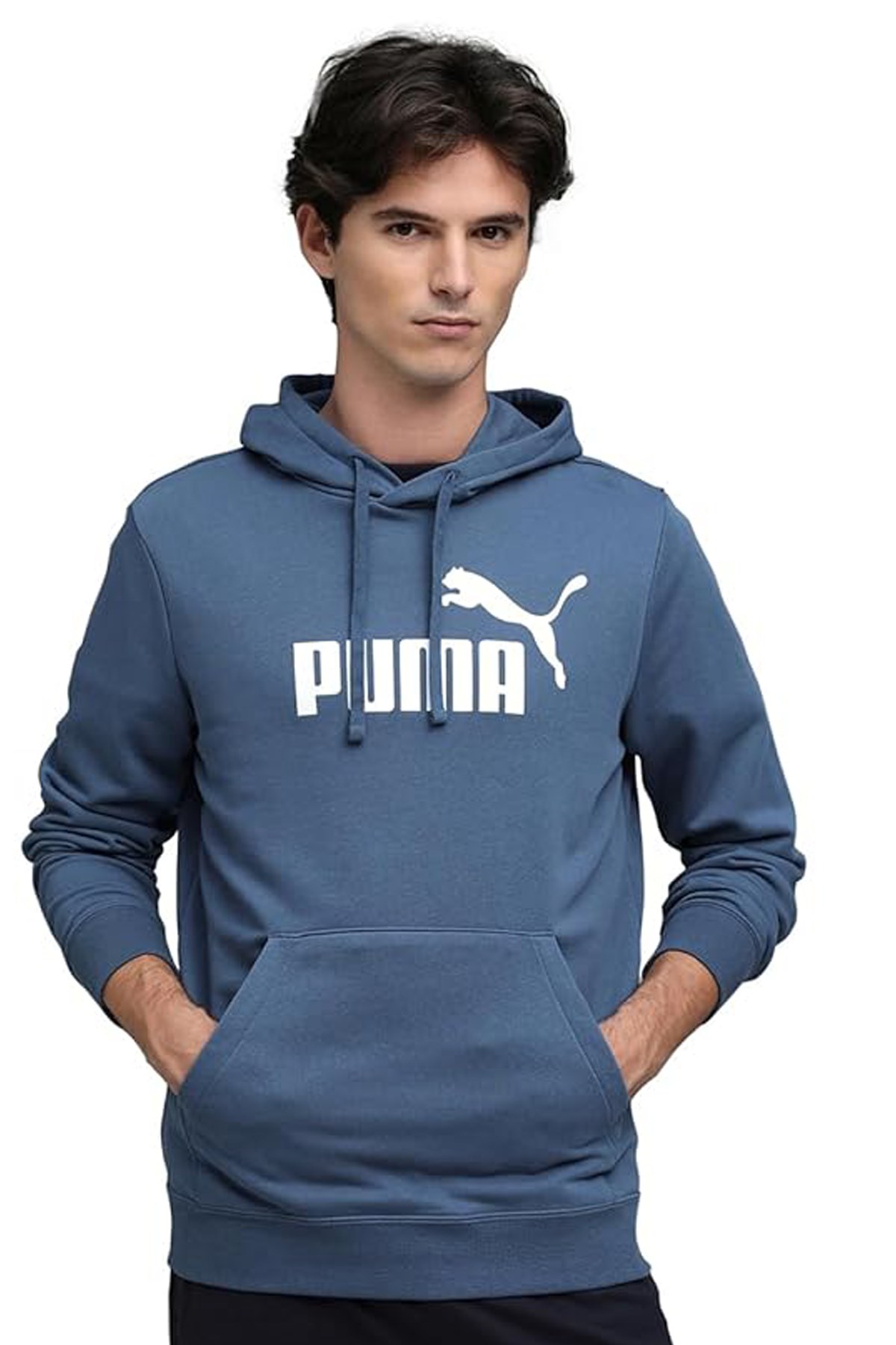 Puma Ess No. 1 Logo Erkek Sweatshirt Mavi