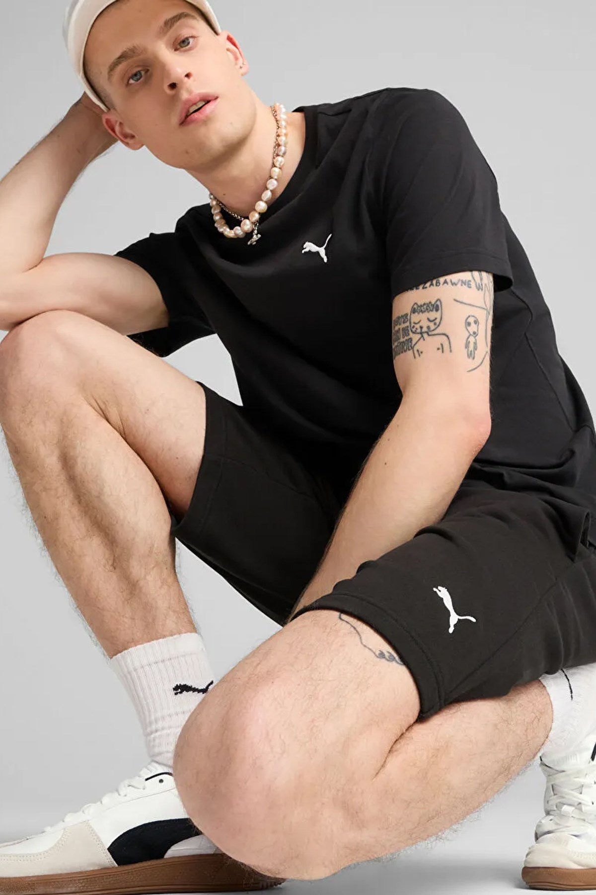 Puma Ess Shorts Erkek Şort 68259801 Siyah