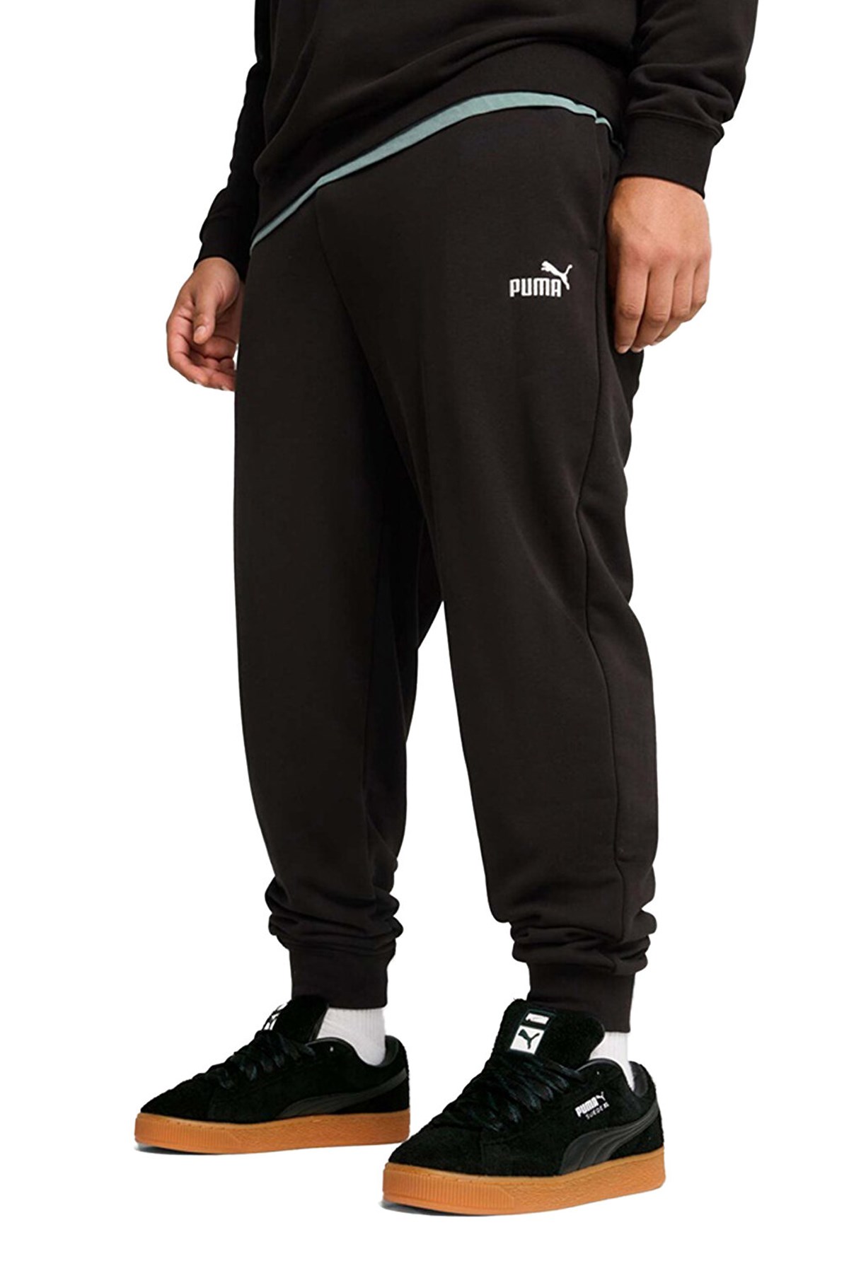 Puma Ess No. 1 Logo Erkek Eşofman Altı Siyah