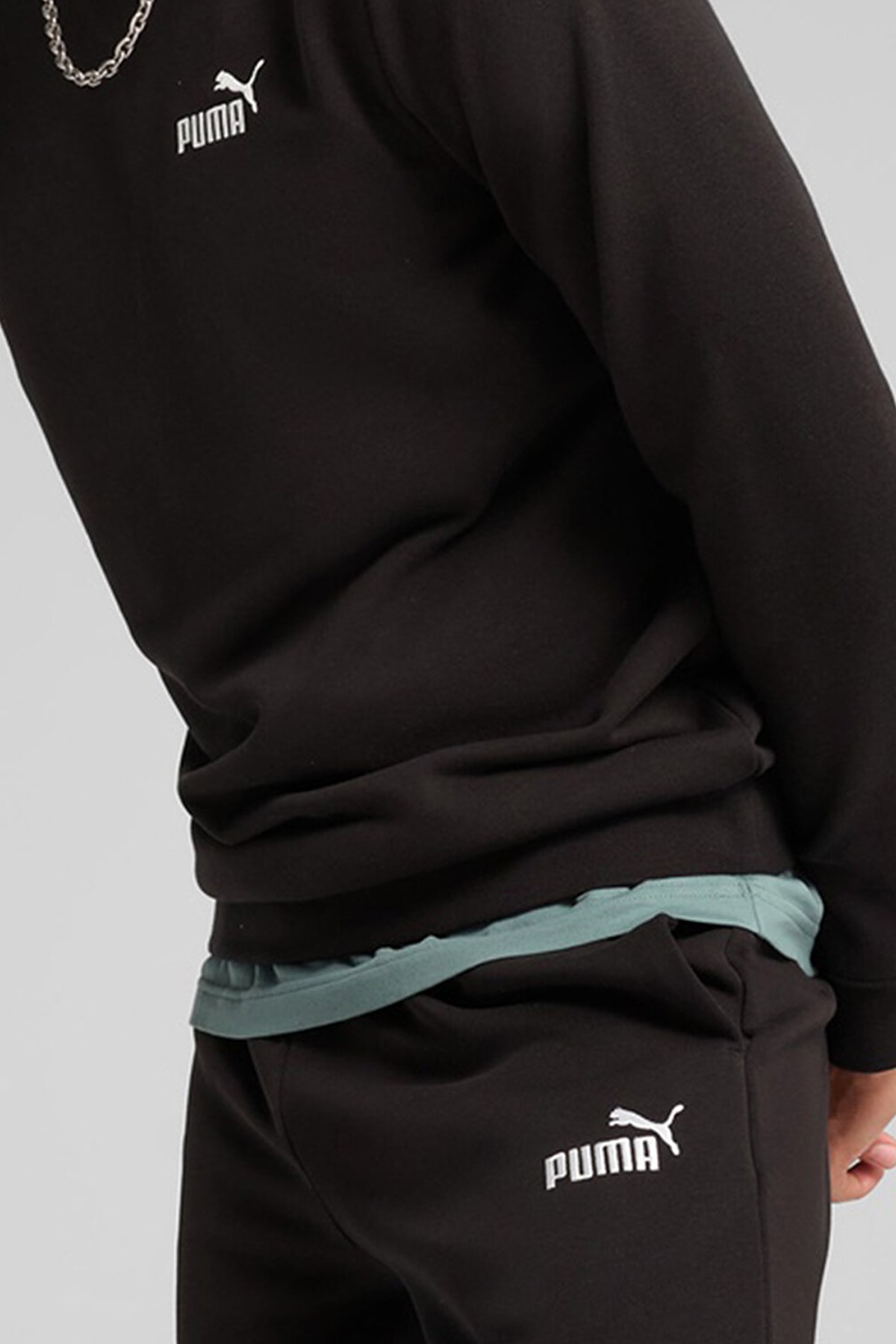 Puma Ess No. 1 Logo Erkek Eşofman Altı Siyah