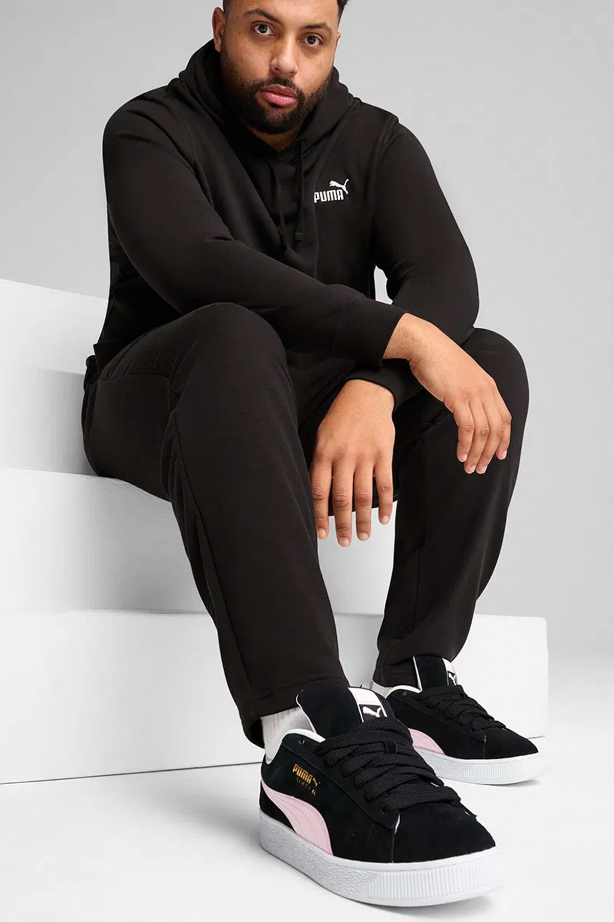 Puma Ess No. 1 Logo Erkek Eşofman Altı Siyah