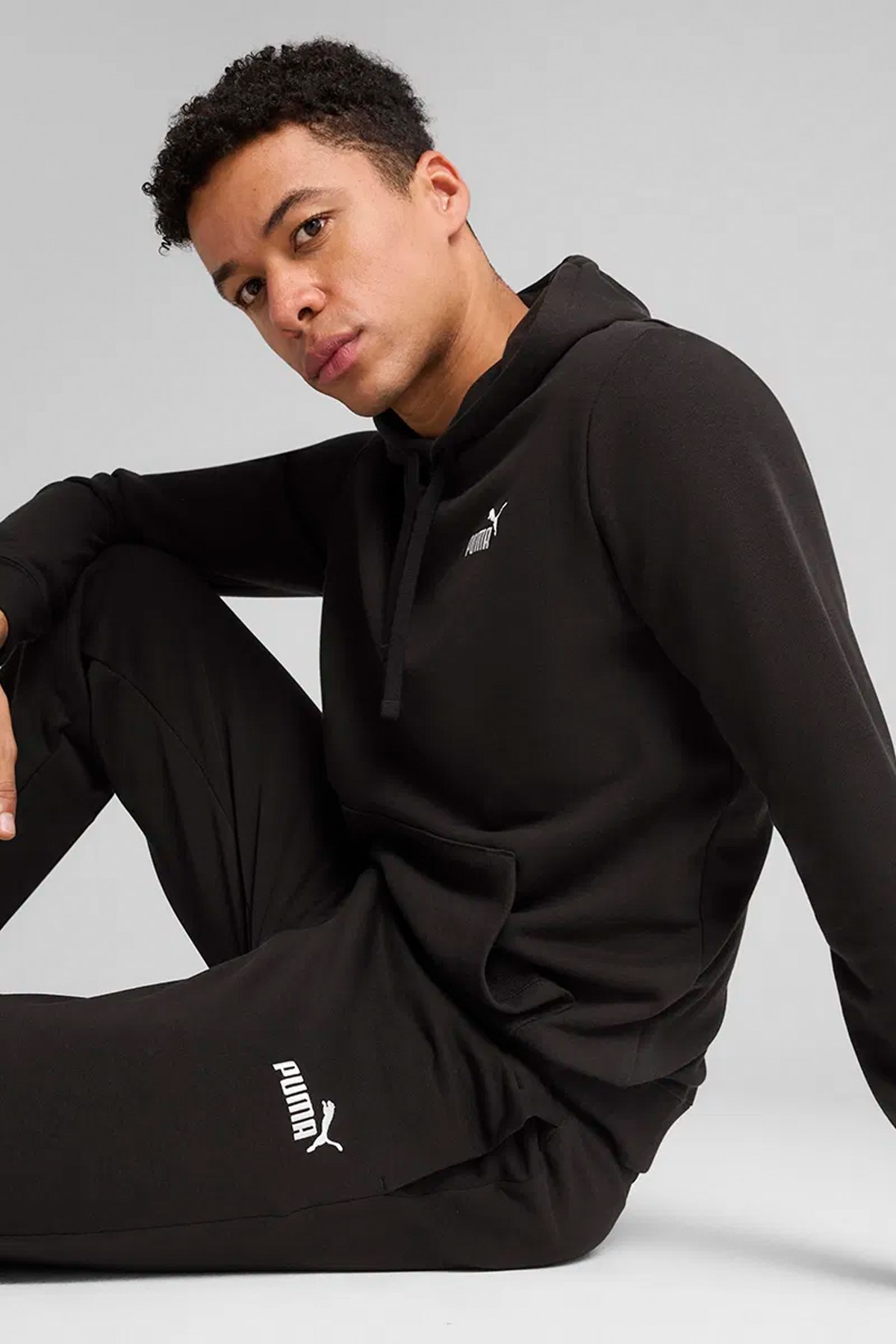Puma Ess No. 1 Logo Erkek Eşofman Altı Siyah