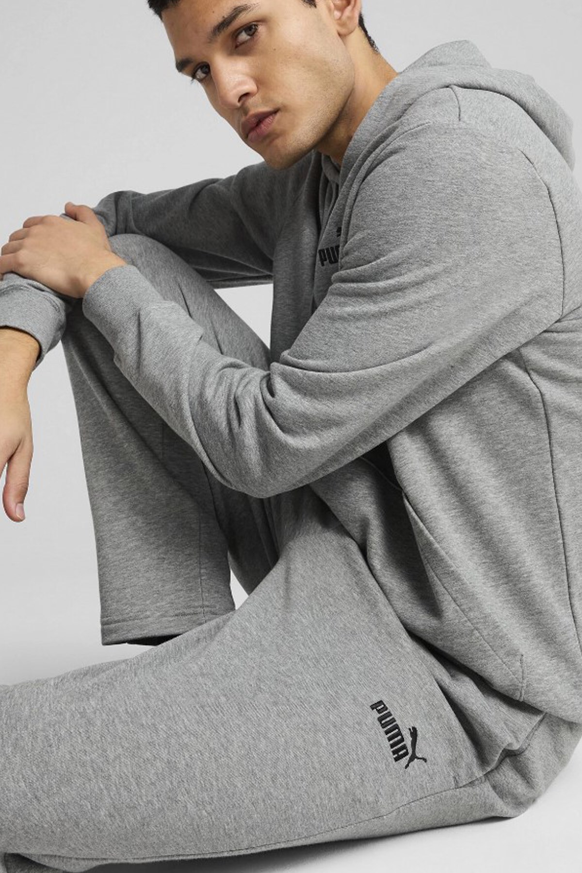 Puma Ess No. 1 Logo Erkek Eşofman Altı 68261203 Gri