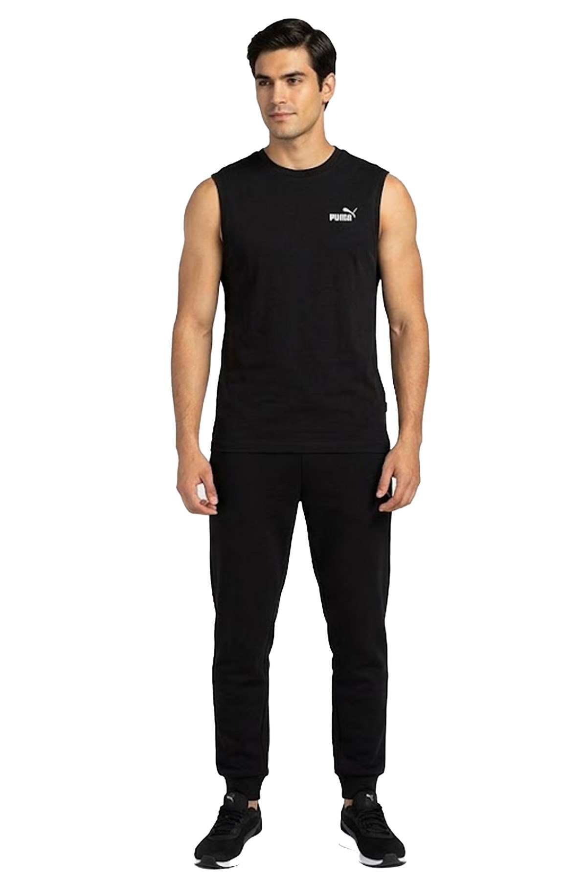 Puma Ess Sleeveless Erkek Tişört 68262601 Siyah