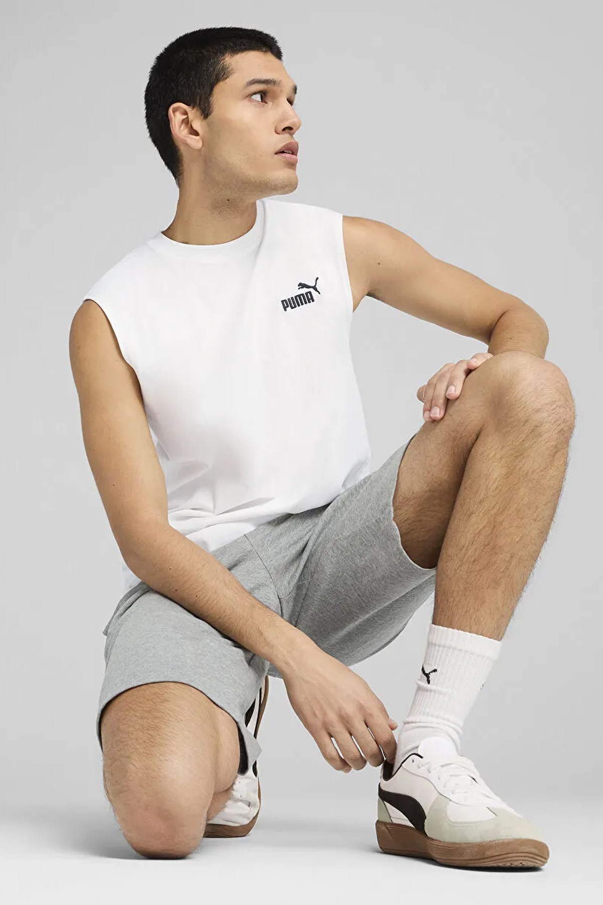 Puma Ess Sleeveless Erkek Tişört 68262602 Beyaz