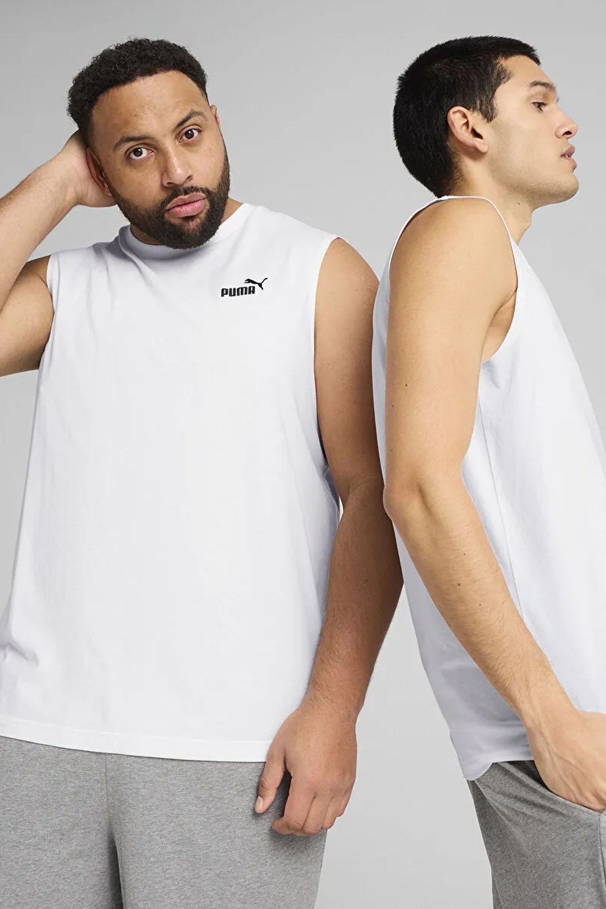 Puma Ess Sleeveless Erkek Tişört 68262602 Beyaz