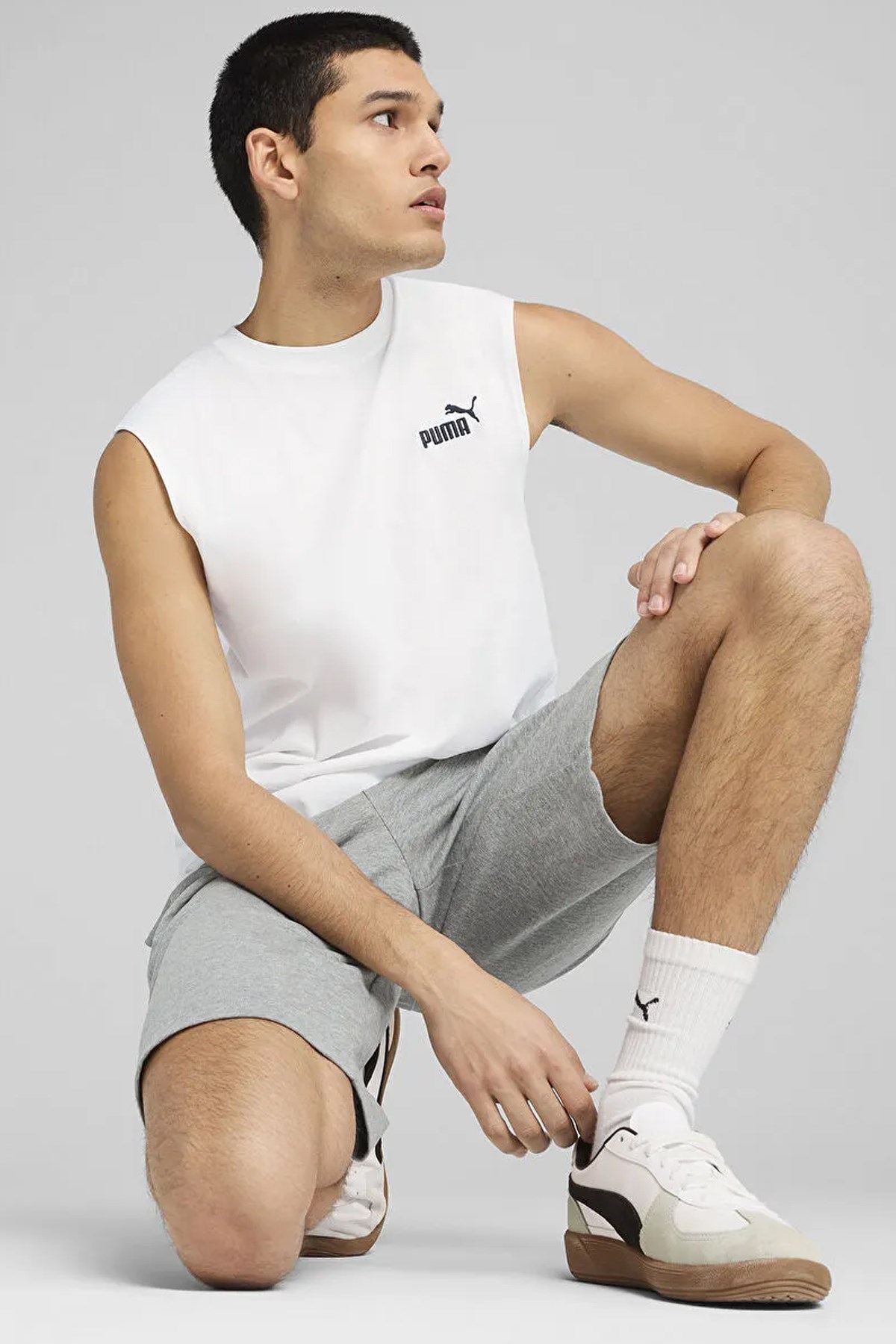 Puma Ess Sleeveless Erkek Tişört 68262602 Beyaz