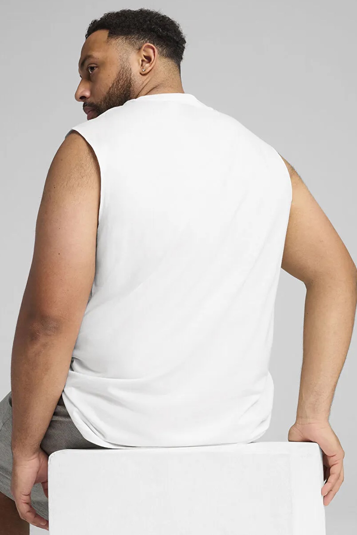 Puma Ess Sleeveless Erkek Tişört 68262602 Beyaz