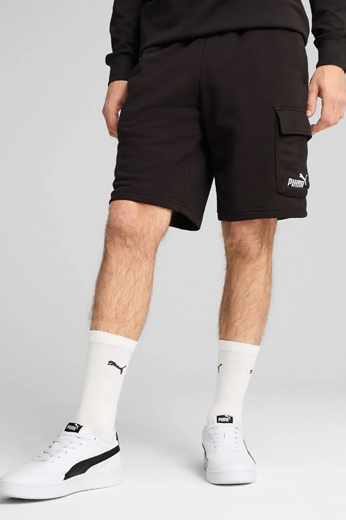 Puma Ess No. 1 Logo Erkek Şort 68266201 Siyah