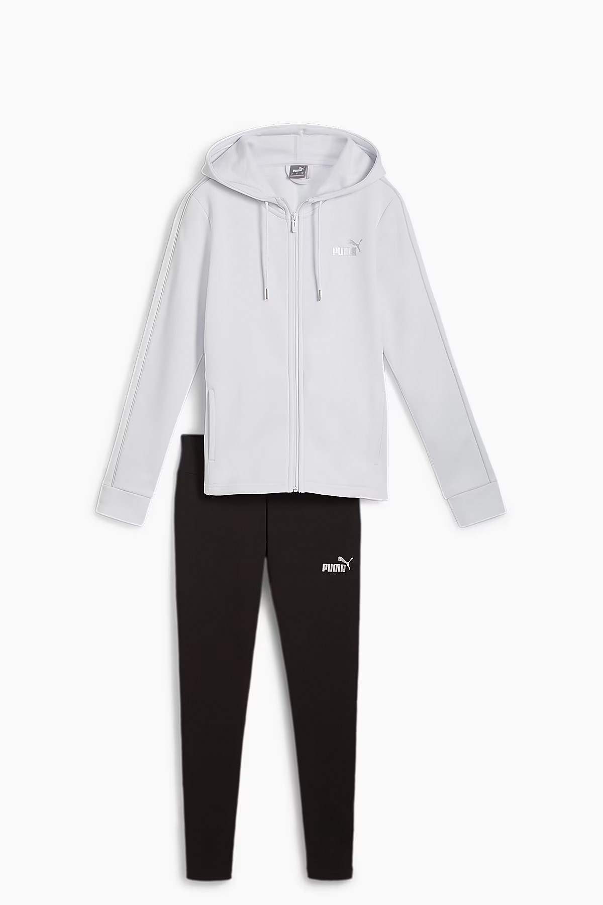 Puma Metallic Tracksuit Fl Kadın Eşofman Takımı 68304642 Bej