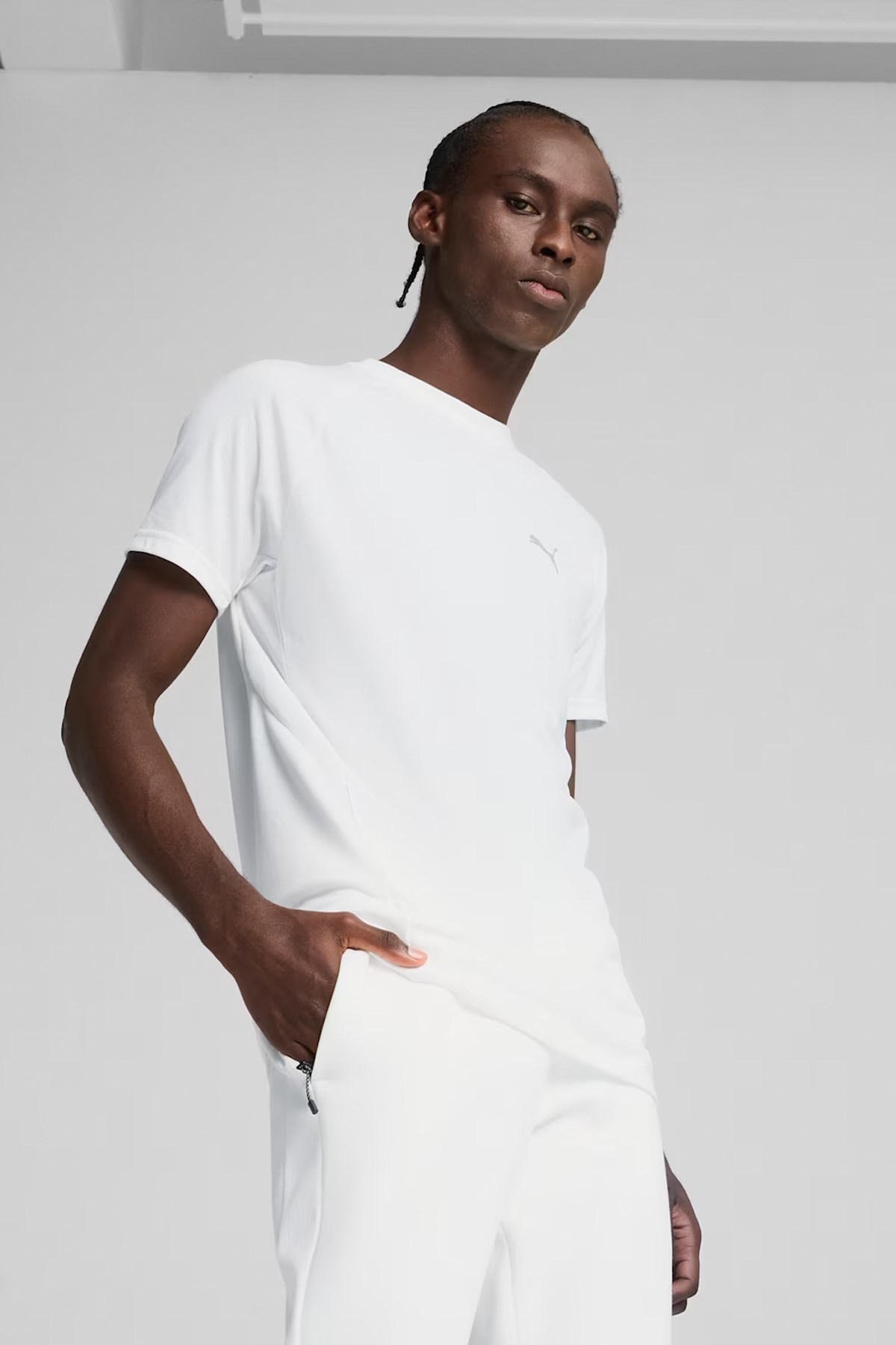 Puma Evostripe Unisex Tişört 68461102 Beyaz