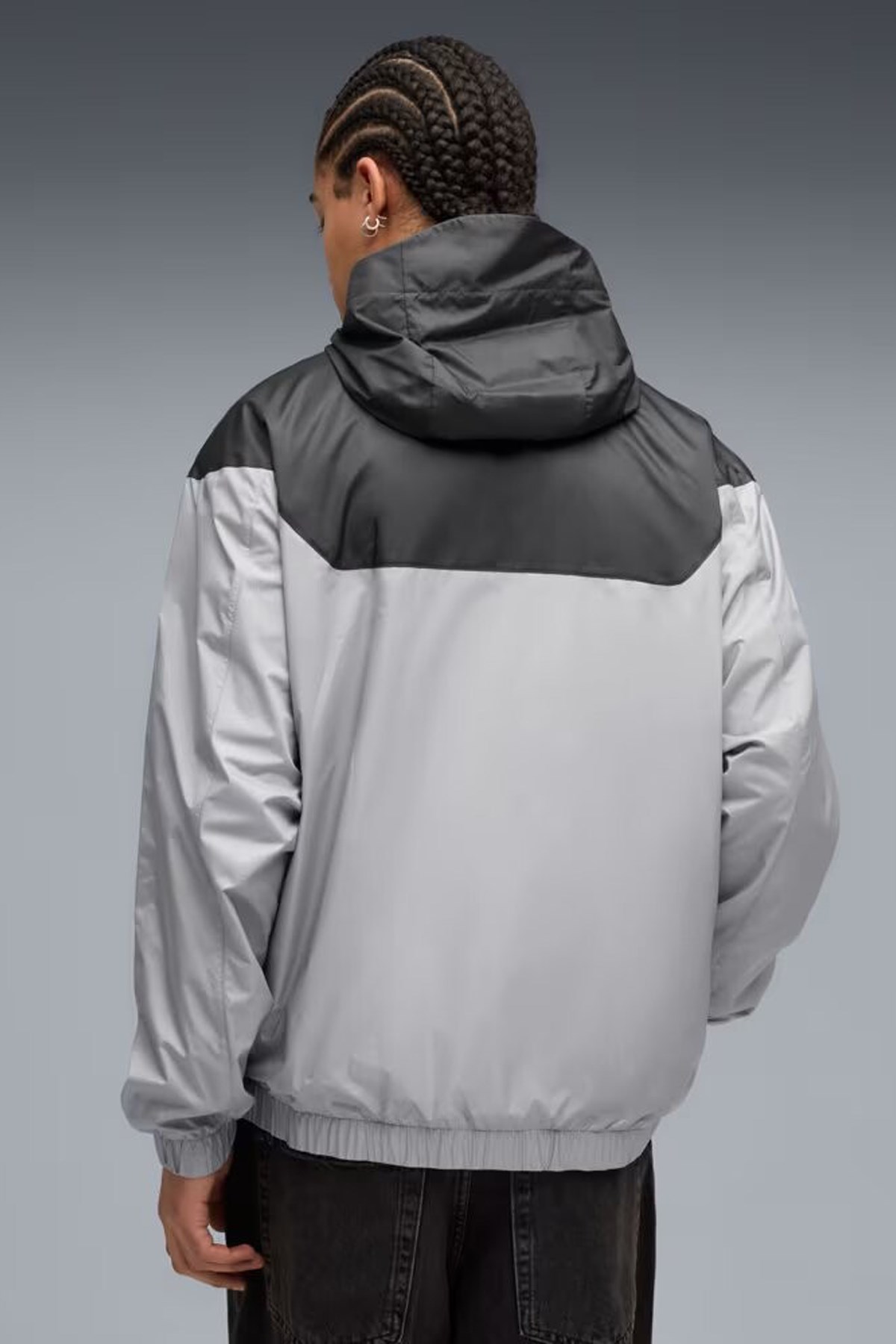 Puma Ess Relaxed Erkek Rüzgarlık Gri