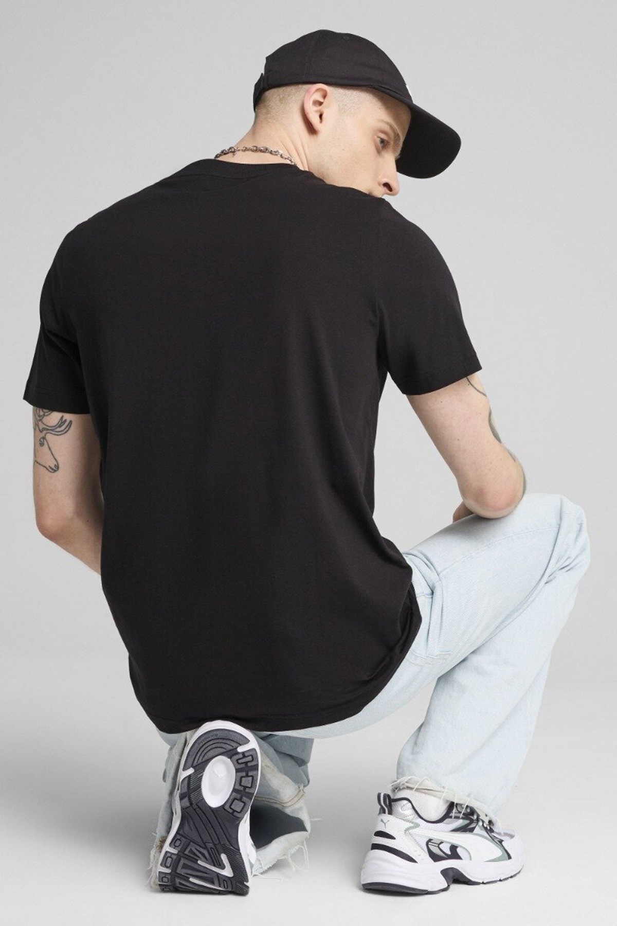 Puma Graphics icon Unisex Tişört 68482901 Siyah