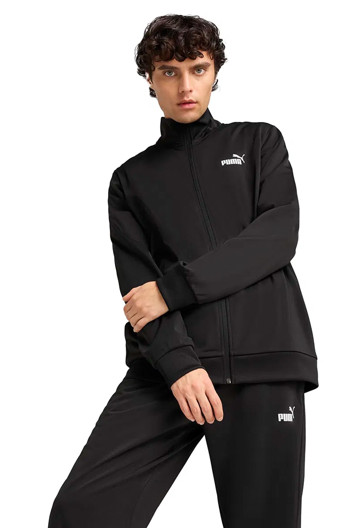 Puma Ess Poly Erkek Eşofman Takımı 68484701 Siyah