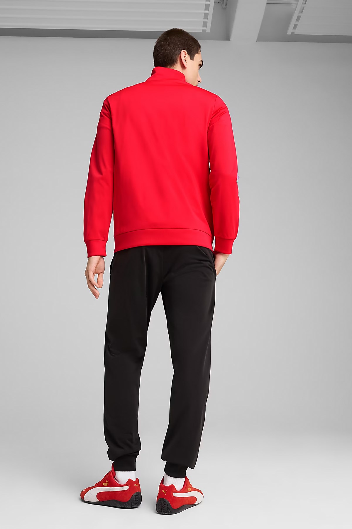 Puma Ess Poly Erkek Eşofman Takımı 68484711 Kırmızı