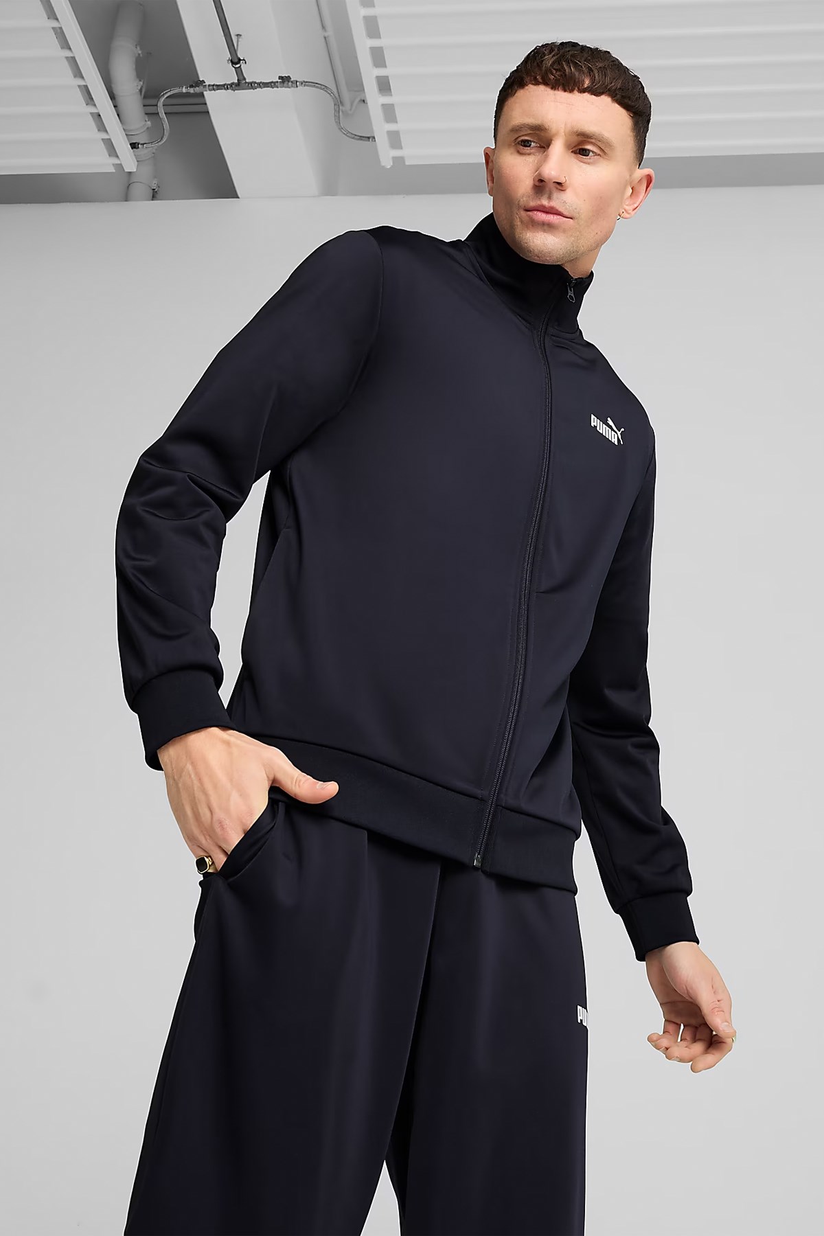 Puma Ess Poly Erkek Eşofman Takımı 68484716 Lacivert
