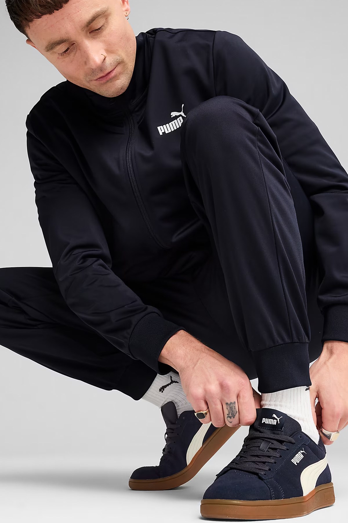 Puma Ess Poly Erkek Eşofman Takımı 68484716 Lacivert